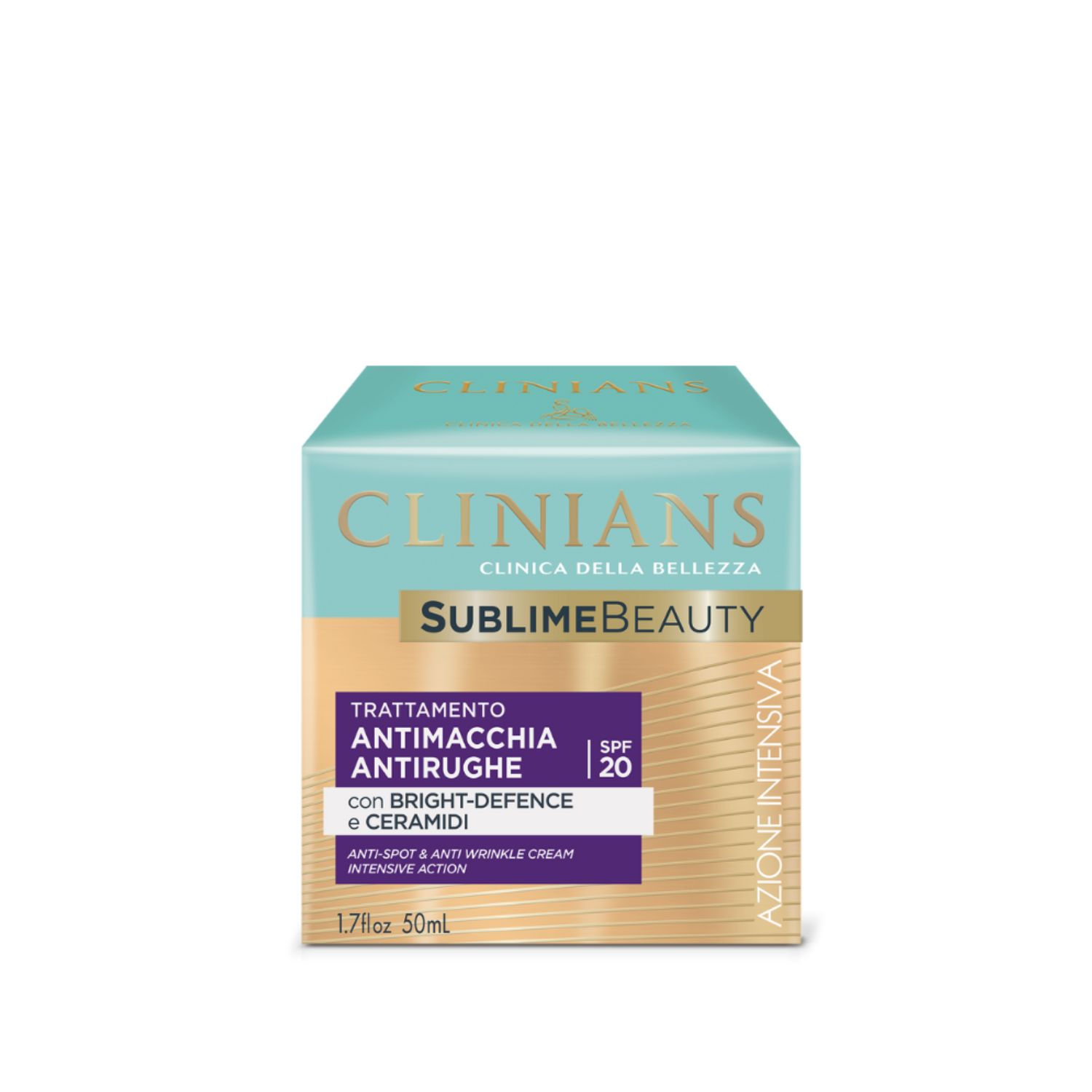 Creme Facial Clinians Sublime Beauty Antimanchas Antirrugas FPS 20 - 50ml