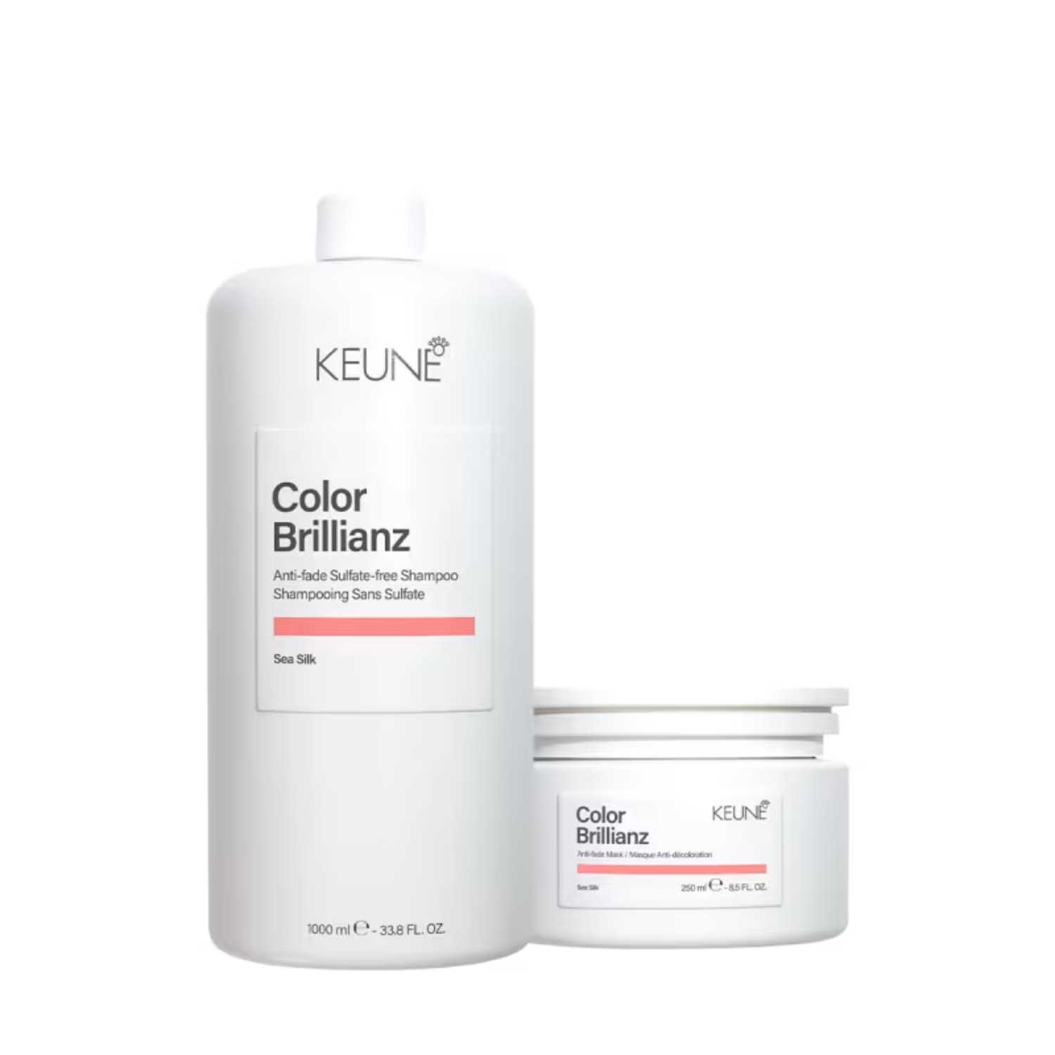 Kit Keune Color Brillianz Shampoo 1L + mascara 250ml
