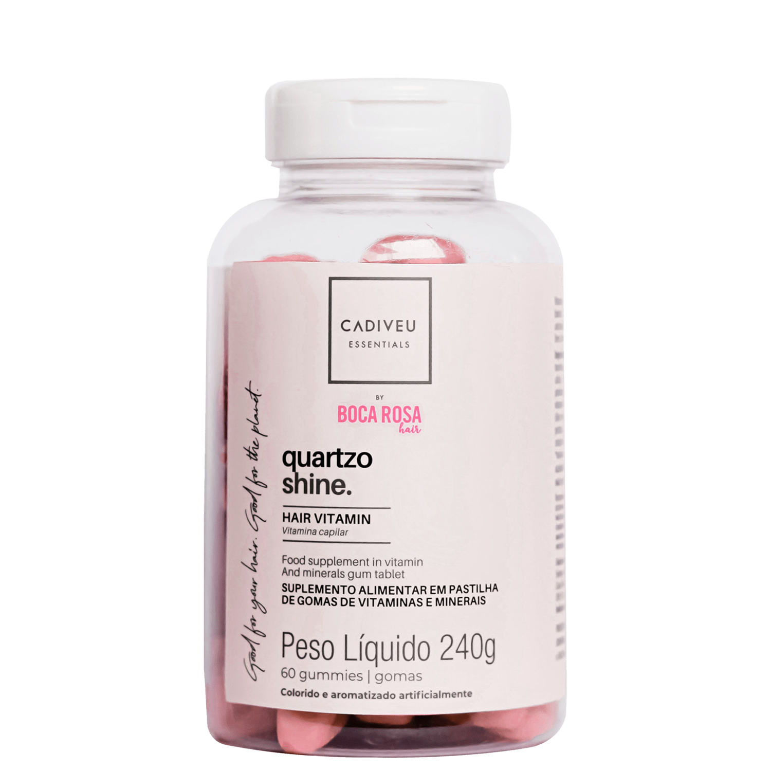 Cadiveu Essential Quartzo Shine Gummy Vitamina Capilar (60 Cápsulas)