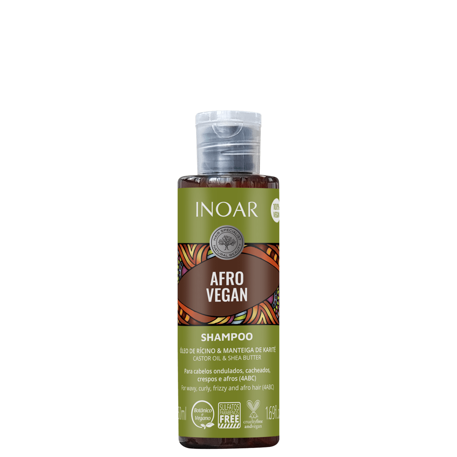 Inoar Afro Vegan - Shampoo 50ml