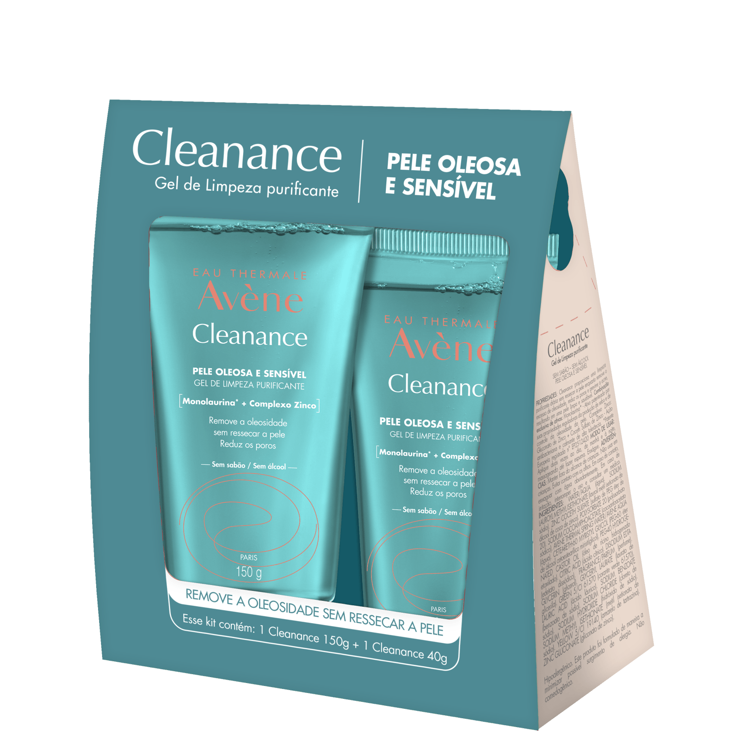 Kit Avène Cleanance Gel de Limpeza Duo (2 Produtos)