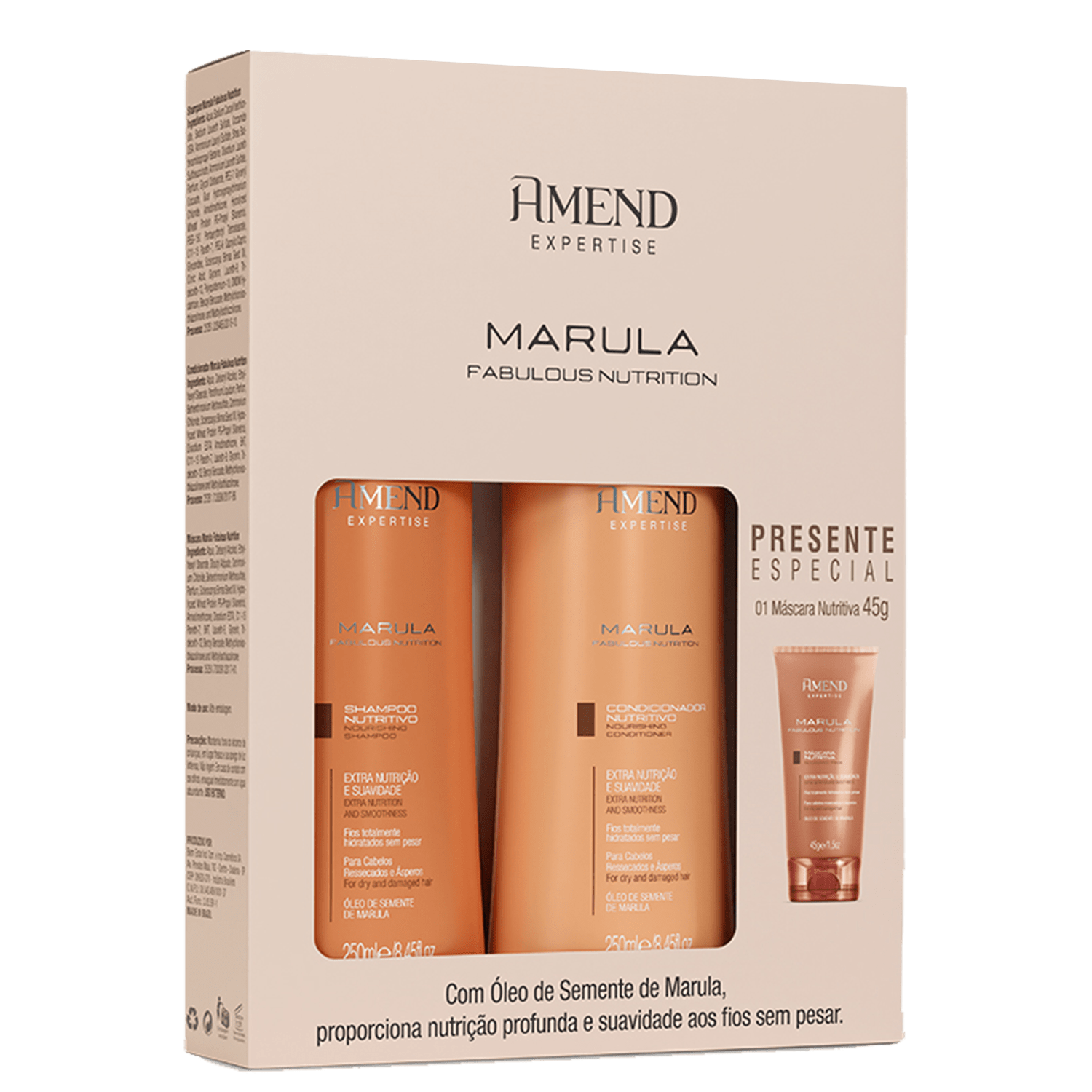 Kit Amend Marula Fabulous Nutrition Dupla (2 Produtos)