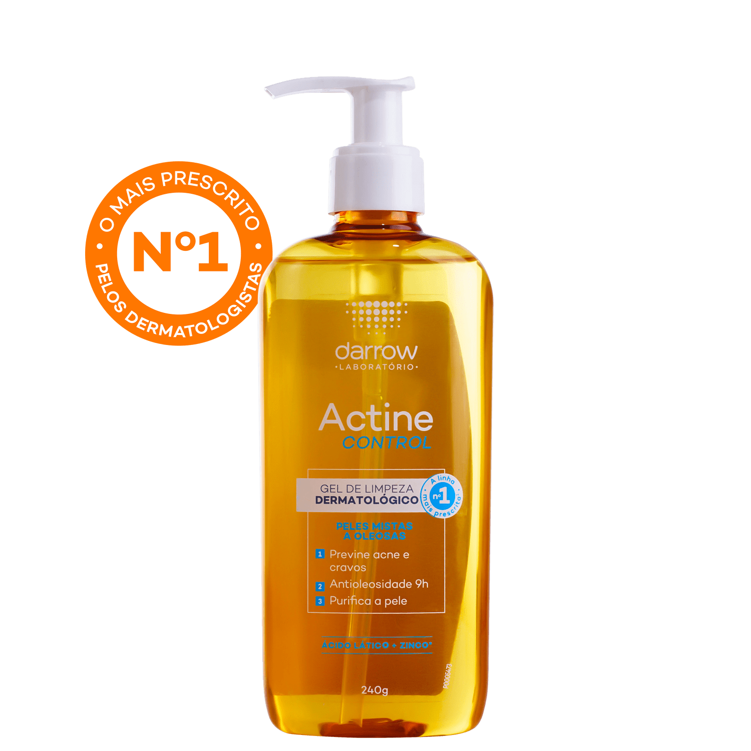 Darrow Actine Control - Sabonete Líquido Facial 240g