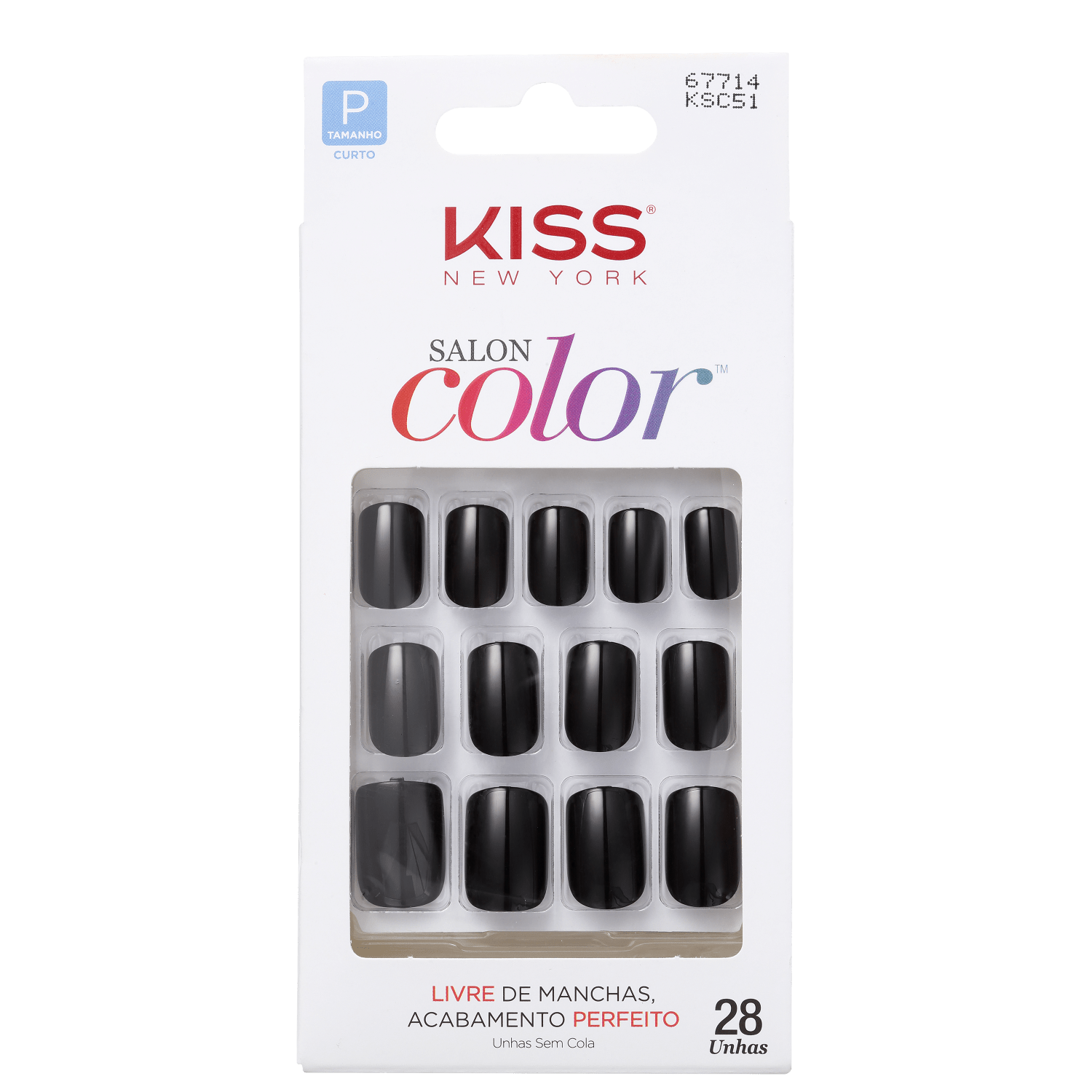 Kiss New York Salon Color Chic - Unhas Postiças