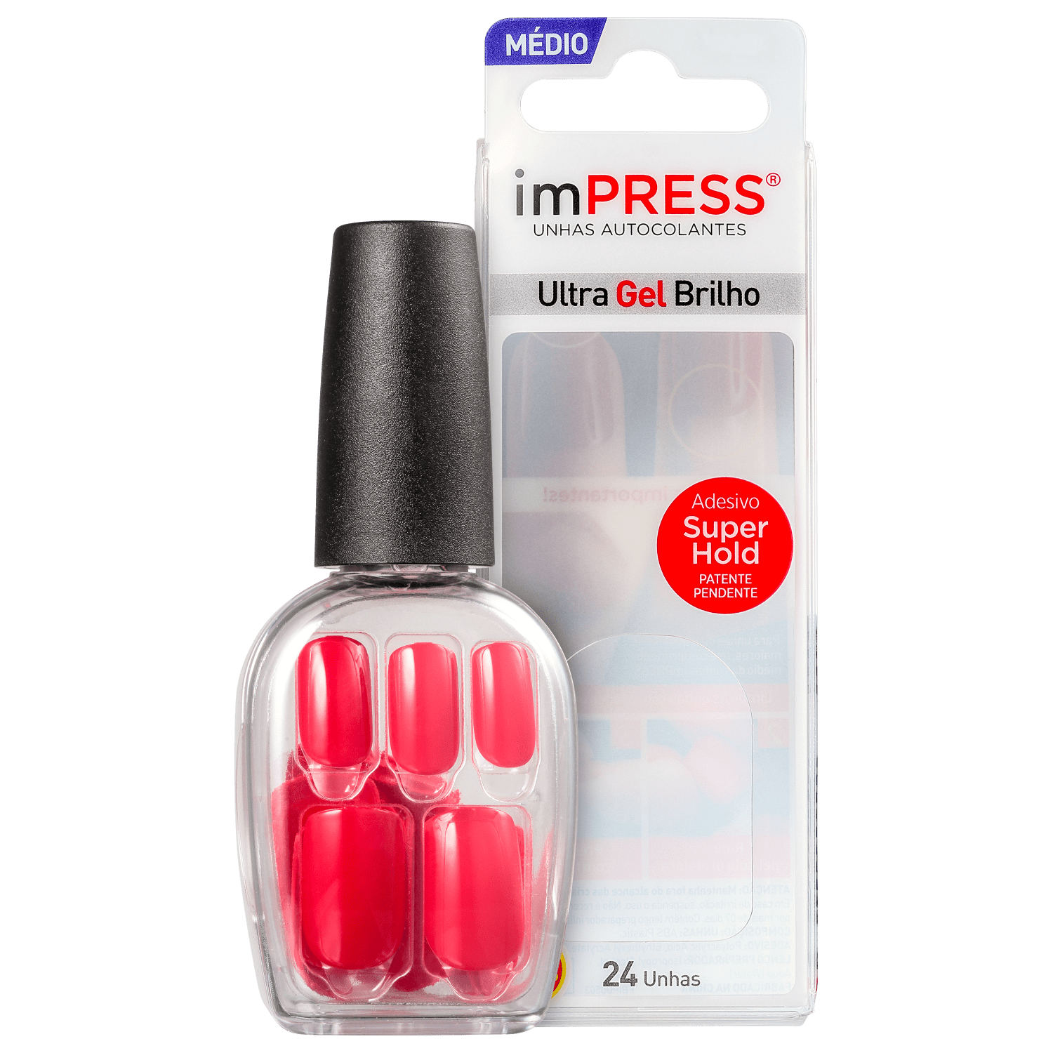 Kiss New York Impress Média Rather Reckless - Unhas Postiças