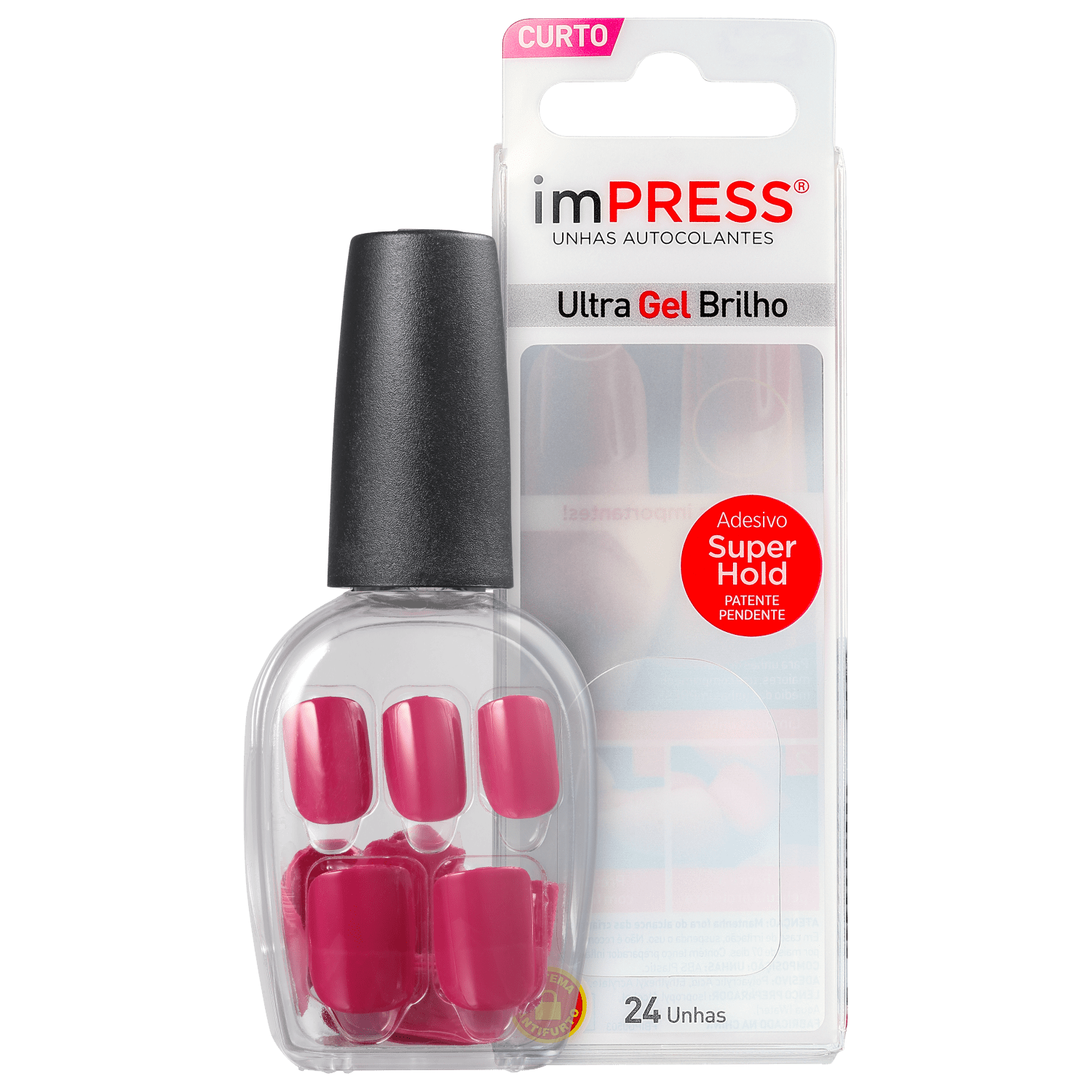 Kiss New York Impress Curta Easy Breezy - Unhas Postiças (24 Unidades)
