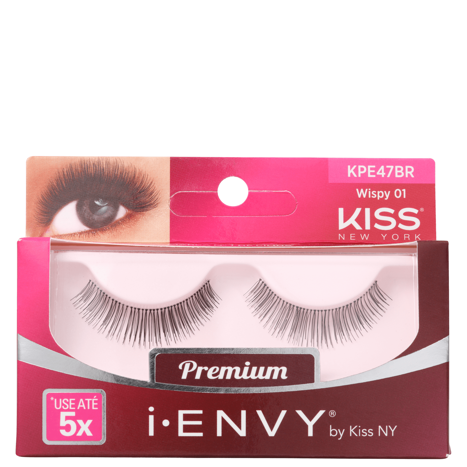 Kiss New York i-Envy Wispy 01 - Cílios Postiços