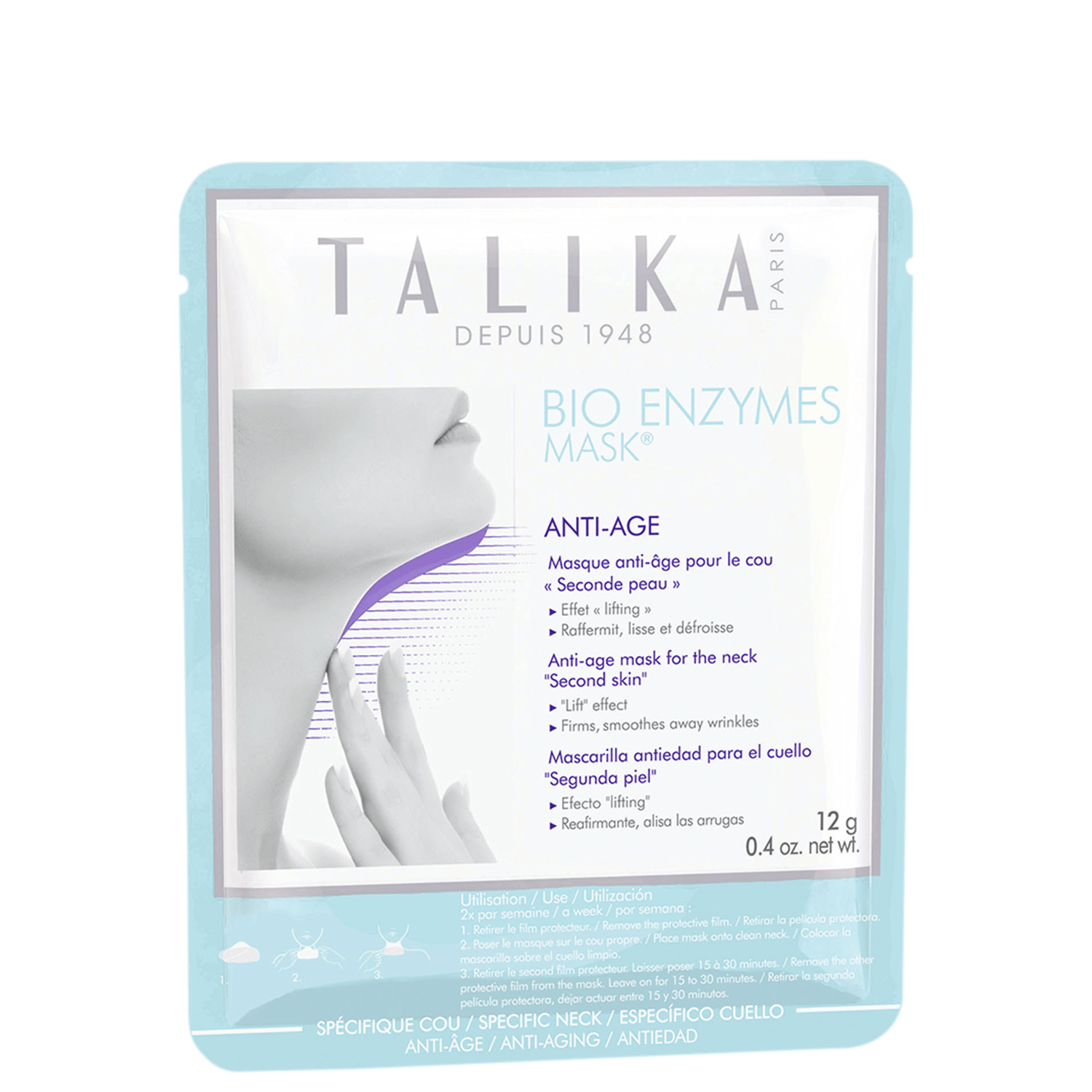 Talika Bio Enzymes Neck - Mascara Redutor de Linhas 12g