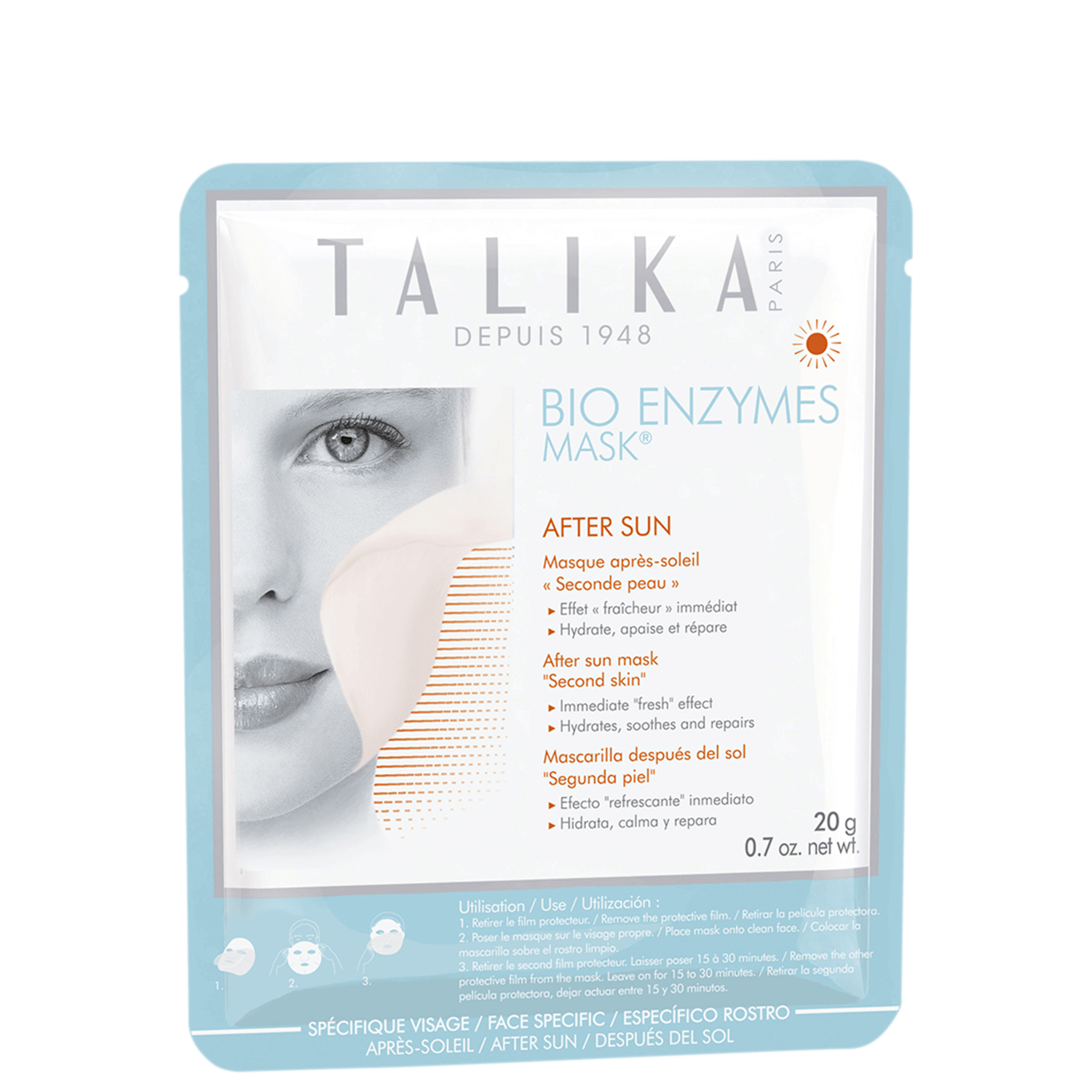 Talika Bio Enzymes After Sun - Máscara Facial 20g