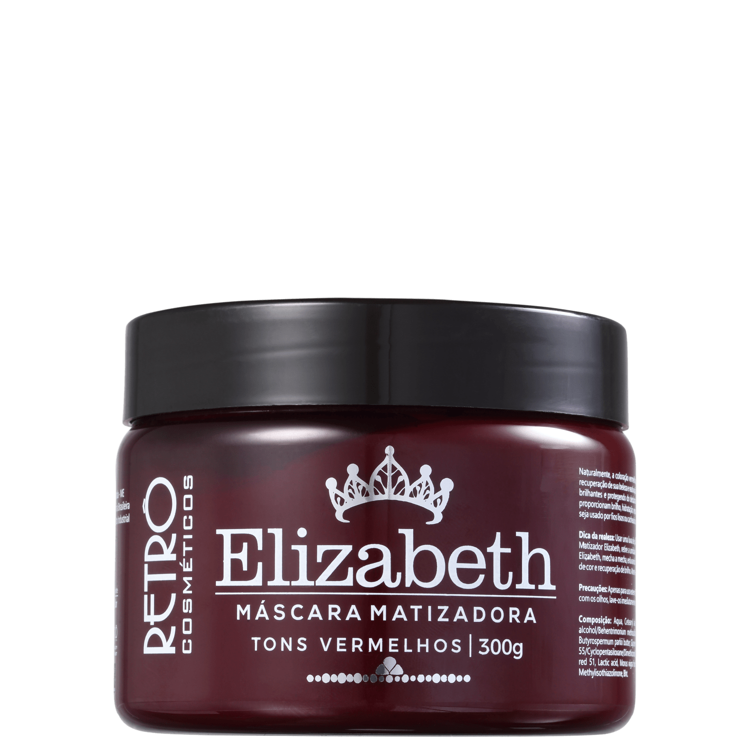 Retrô Cosméticos Red Elizabeth - Máscara Matizadora 300g