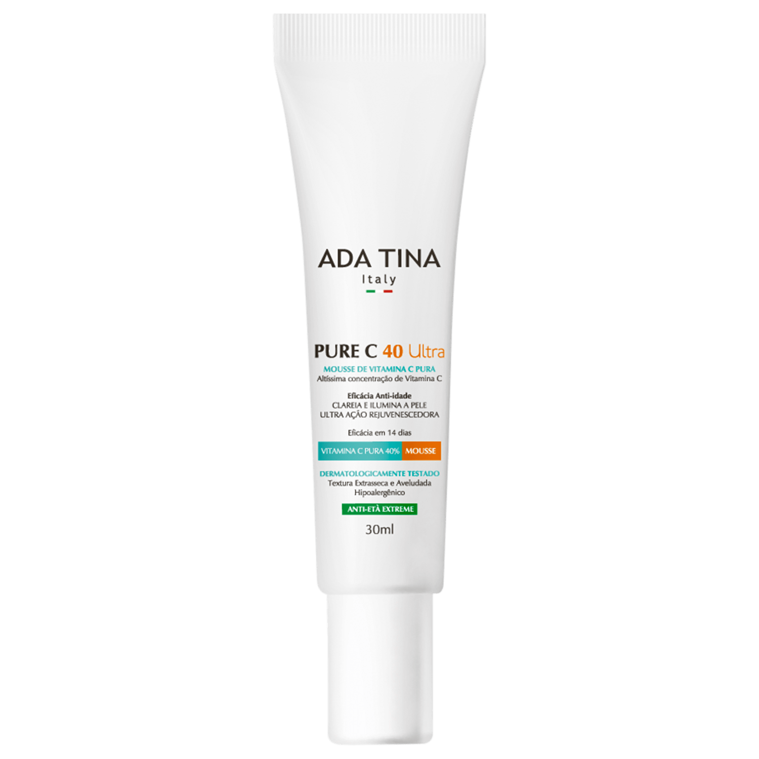 Ada Tina Pure C 40 Ultra - Mousse Redutor de Linhas 30ml