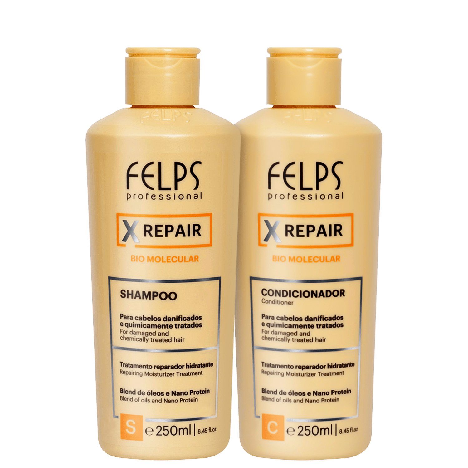Kit Felps Professional XRepair Bio Molecular Duo (2 Produtos)