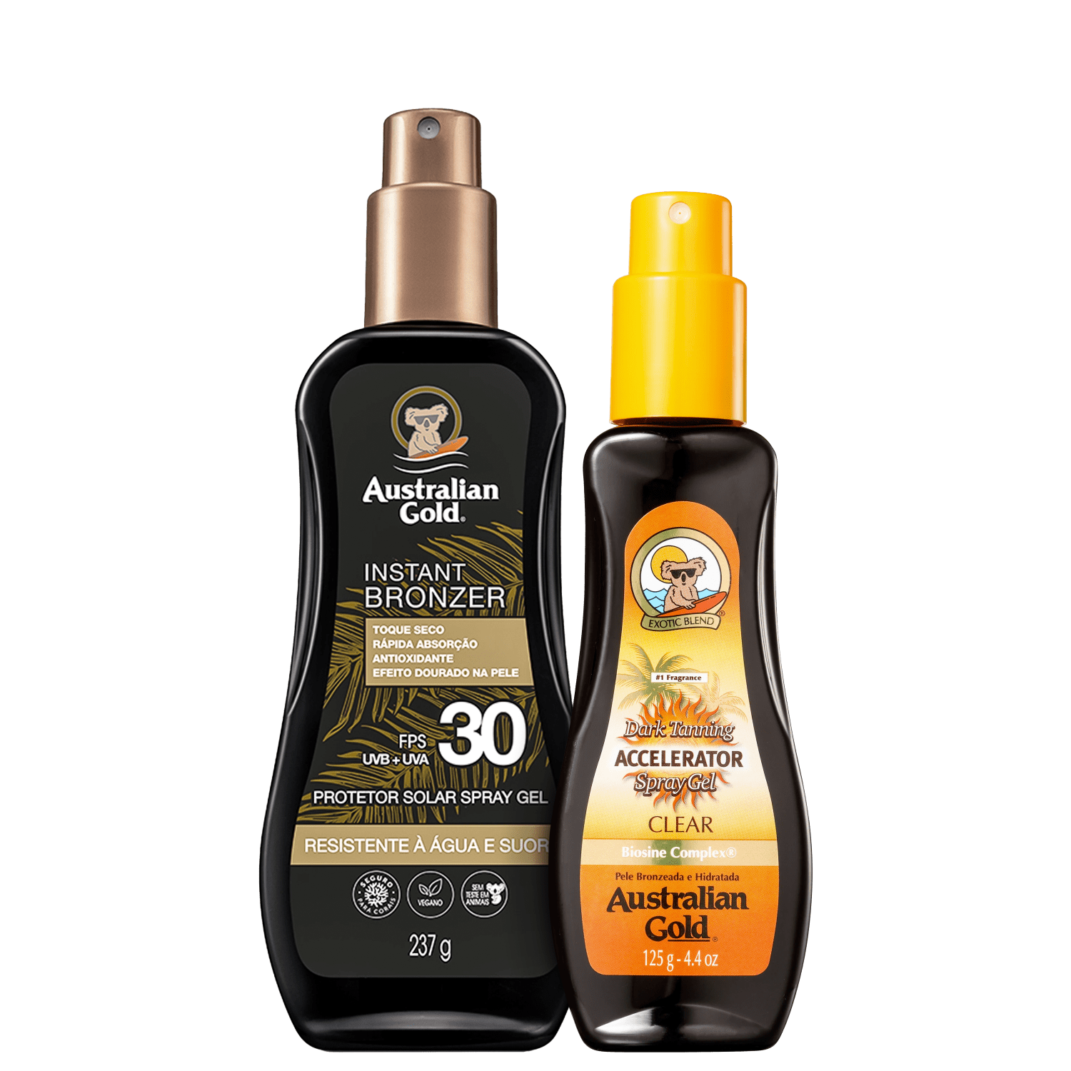 Kit Australian Gold Summer - Protetor Solar Corporal + Bronzeador