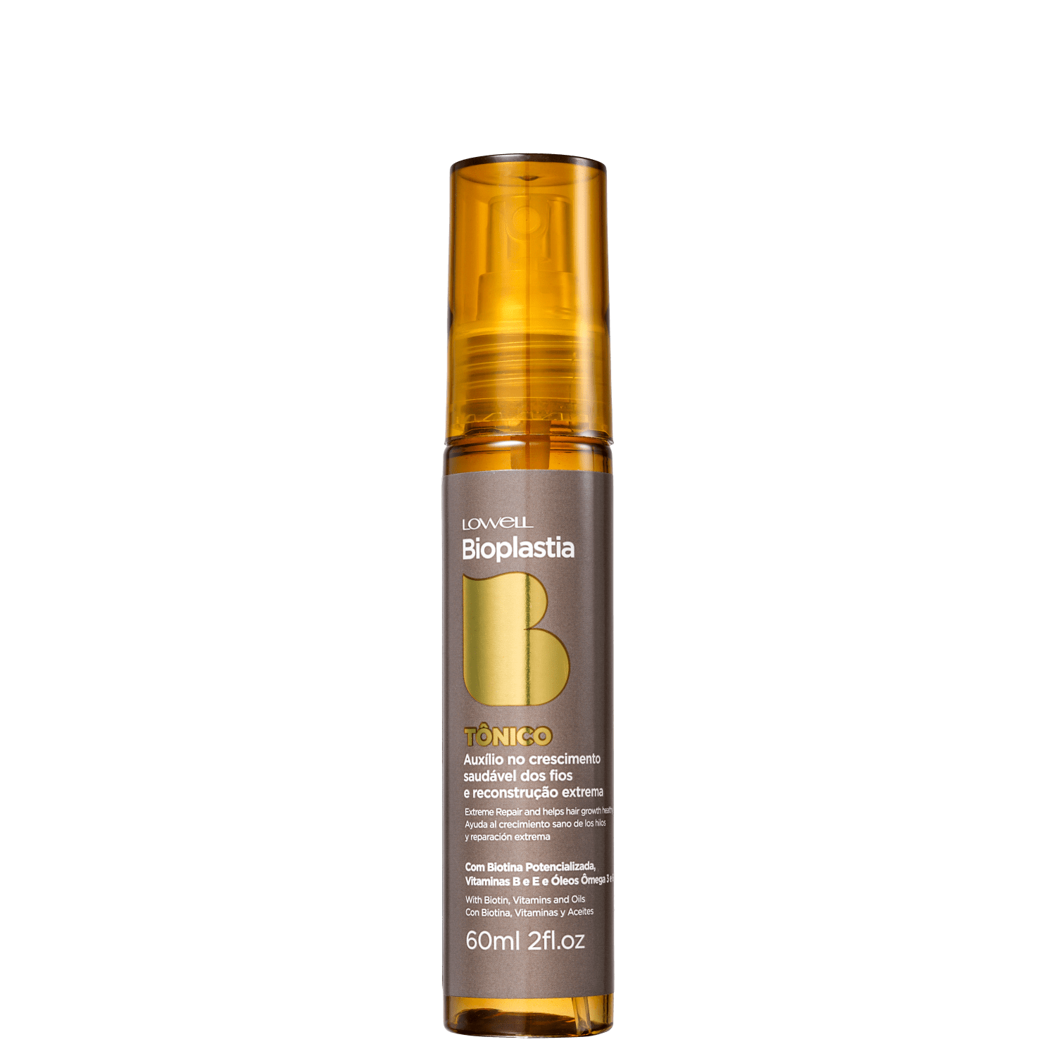 Lowell Bioplastia Biocrescimento - Tônico Capilar 60ml