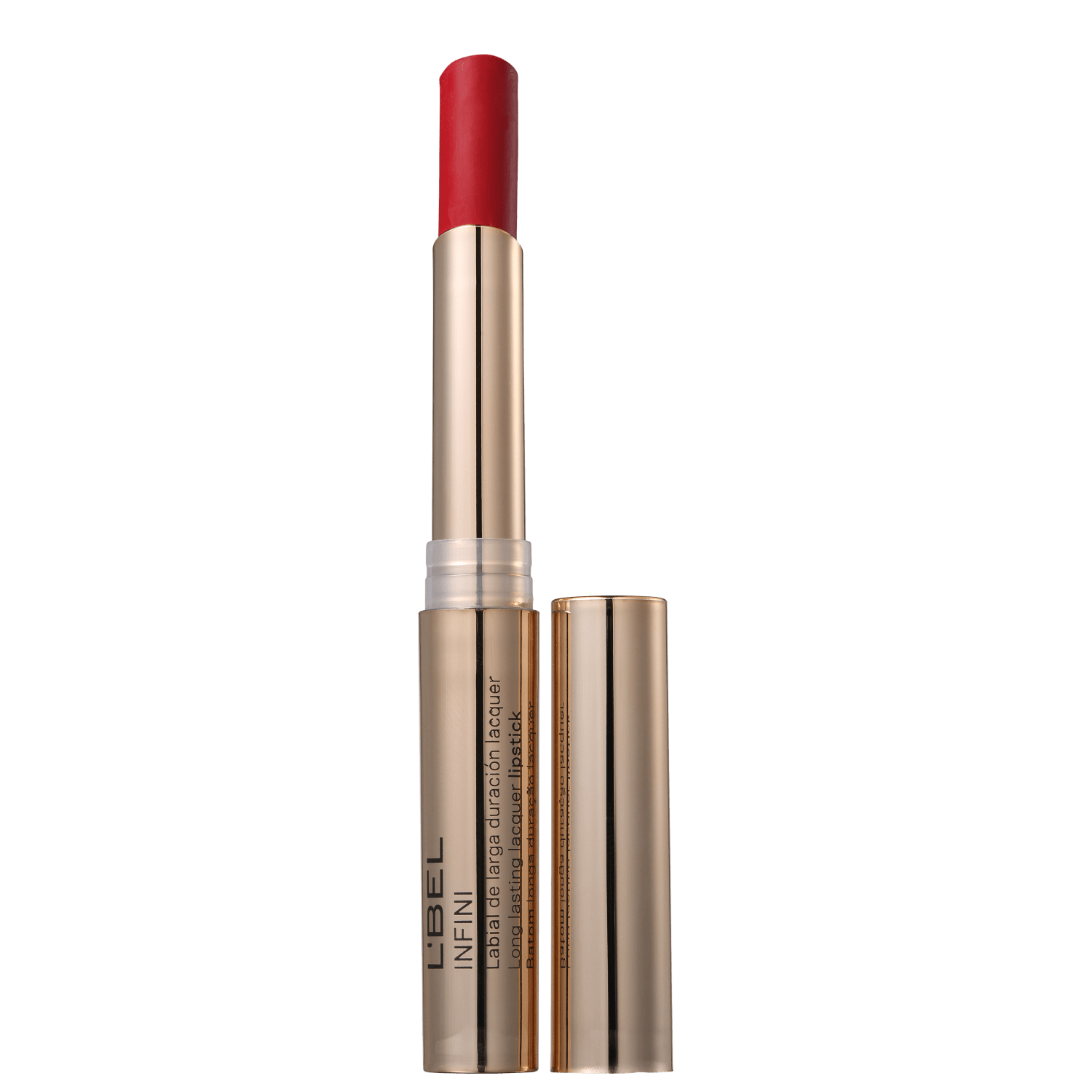 L'Bel Infini Dourado Lacquer Rouge Corvette - Batom Espelhado 2g