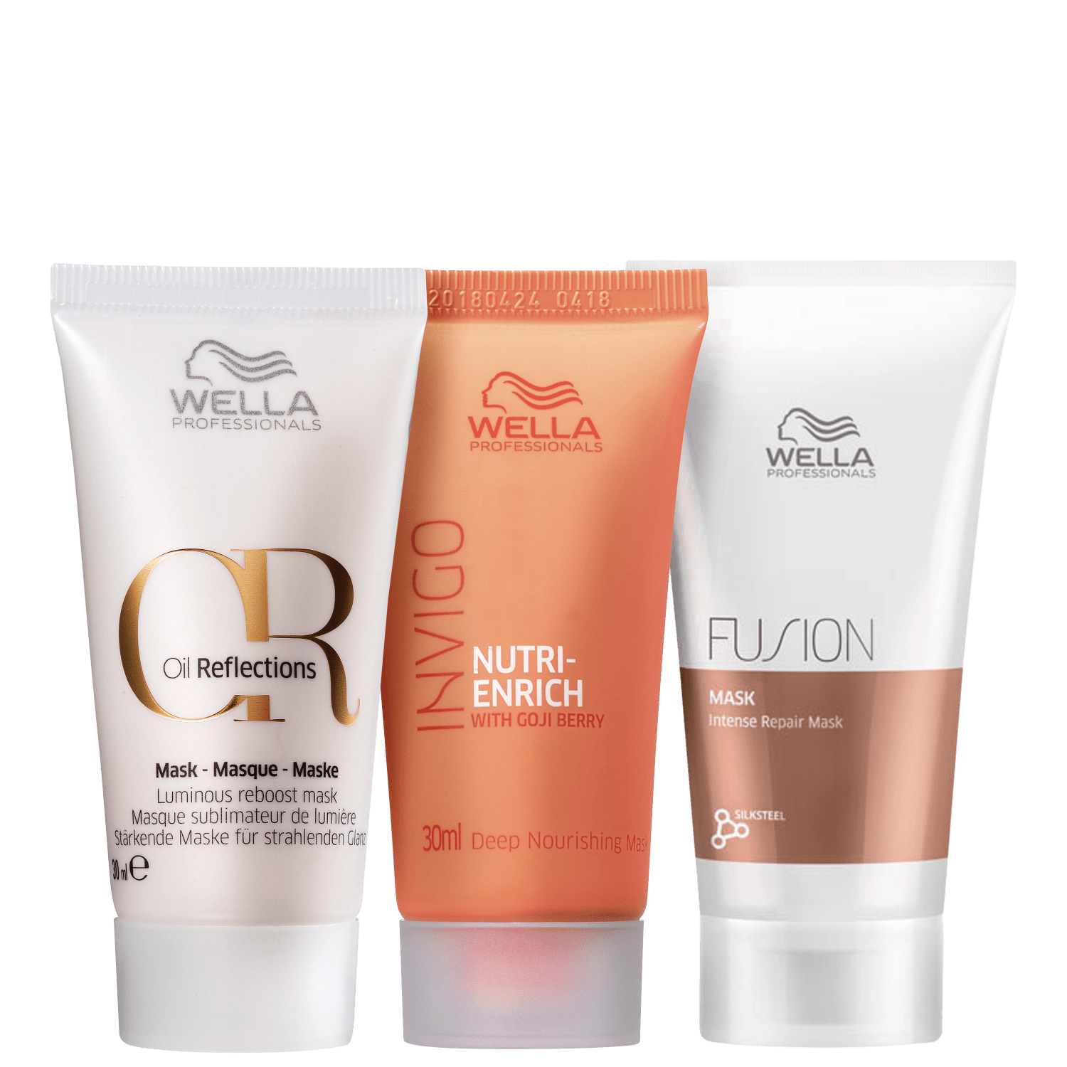 Kit Wella Professionals Triple Mini Masks (3 Produtos)