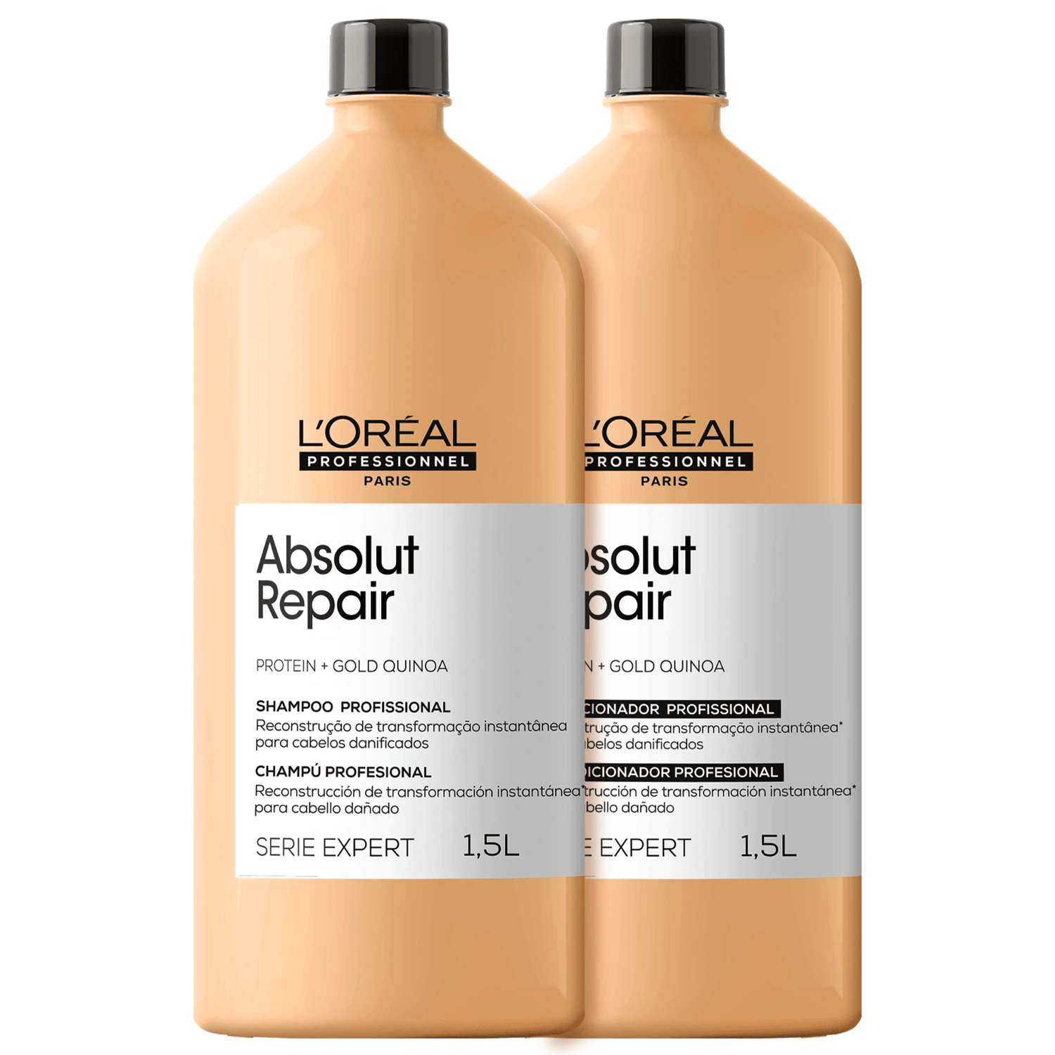 Kit L'Oréal Professionnel Serie Expert Absolut Repair Gold Quinoa + Protein Salon Duo (2 Produtos)