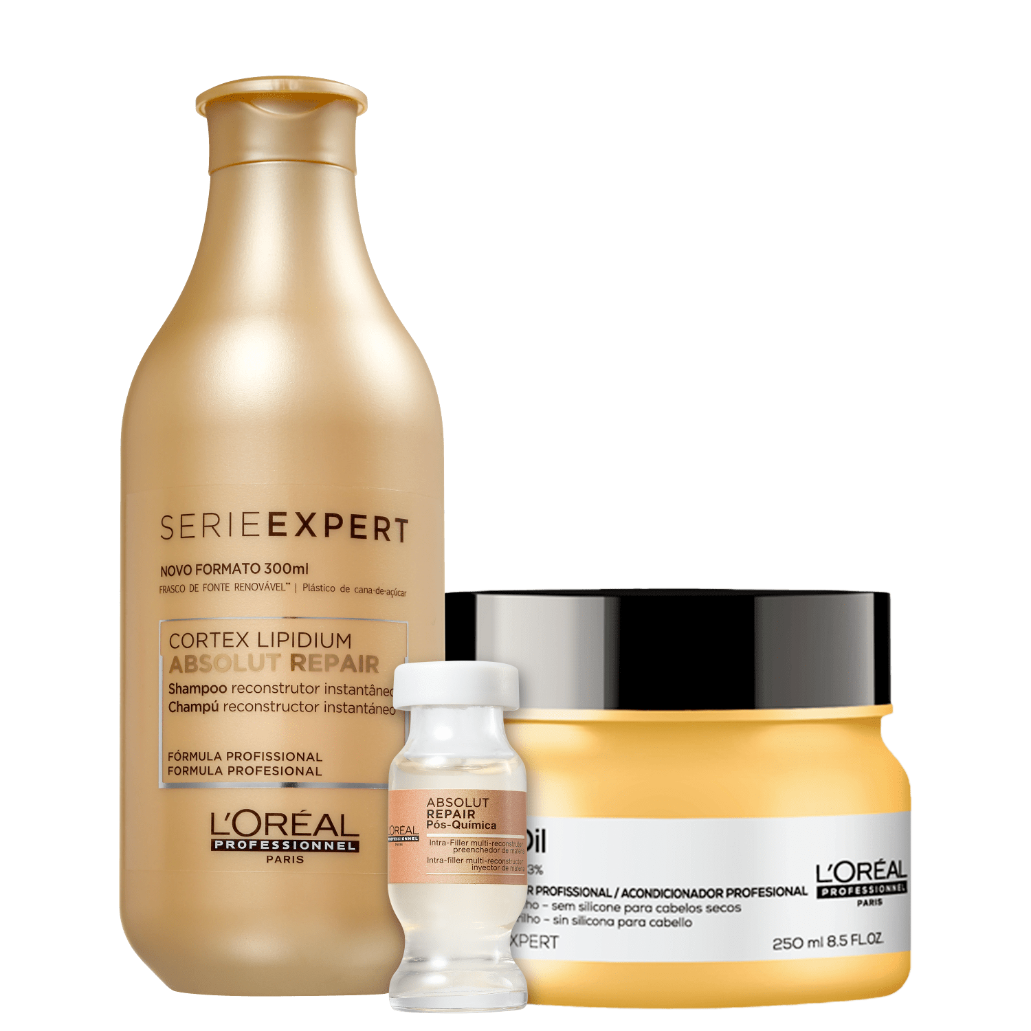 Kit L’Oréal Professionnel Reparação de Danos (3 Produtos)