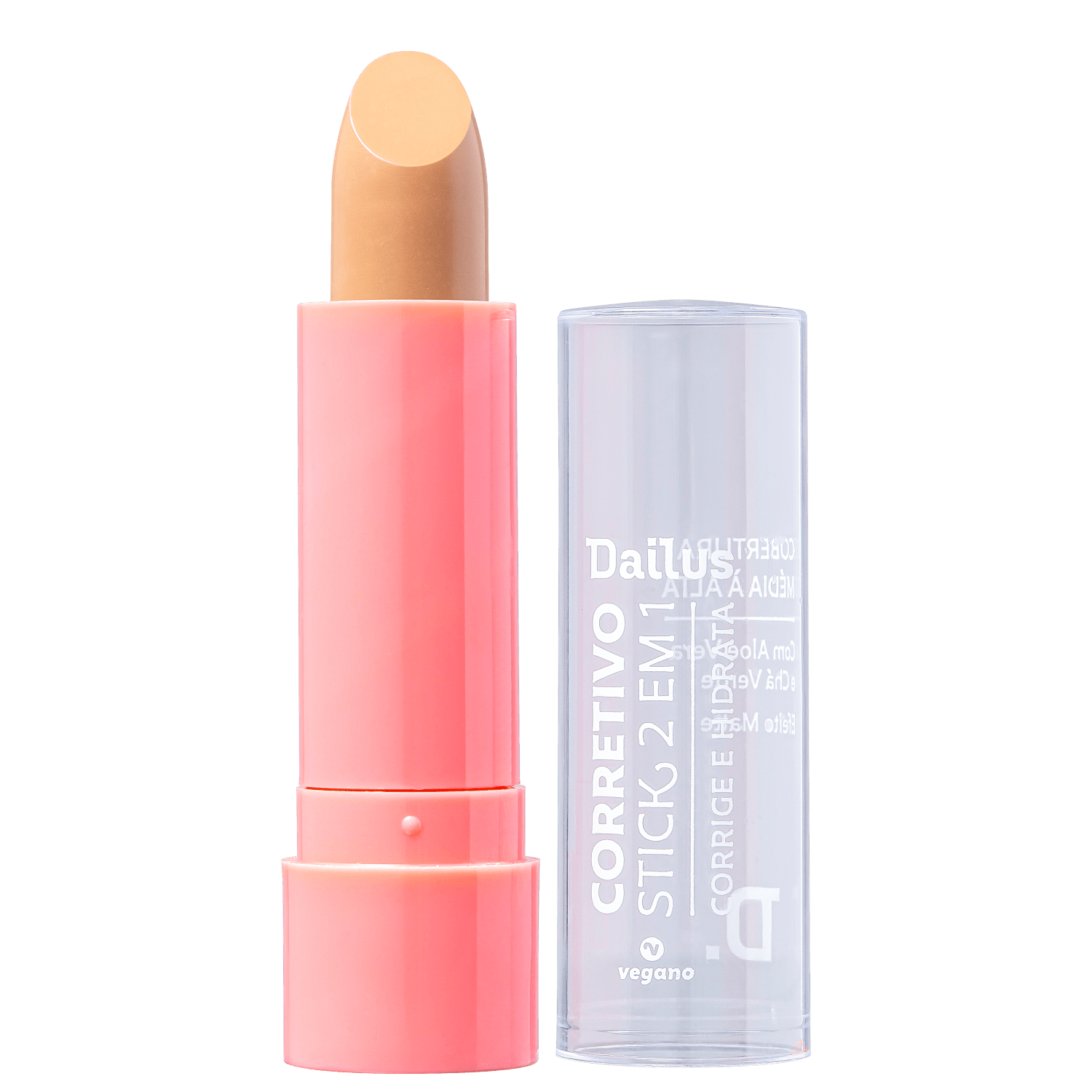 Dailus Vegano Stick 2 em 1 D07 Médio - Corretivo em Bastão 3,5g