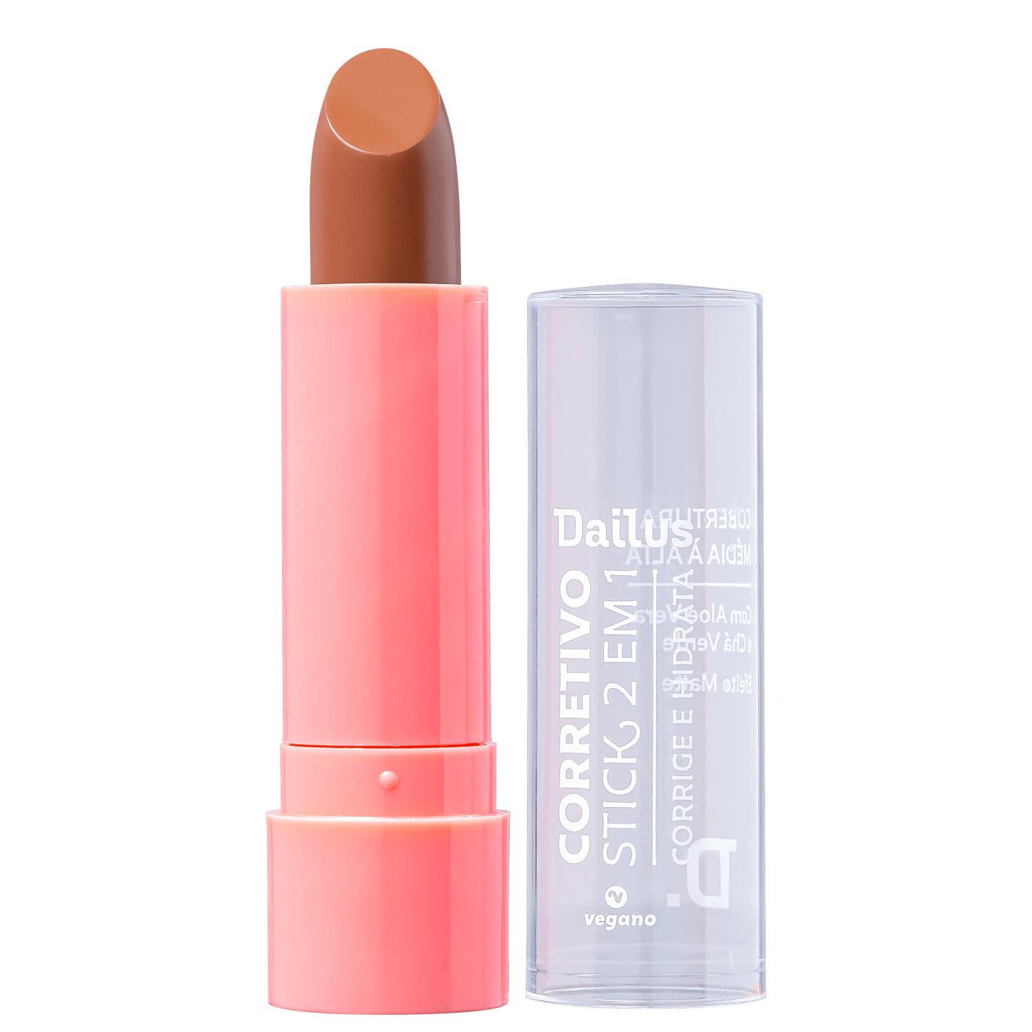 Dailus Vegano Stick 2 em 1 D11 Escuro - Corretivo em Bastão 3,5g