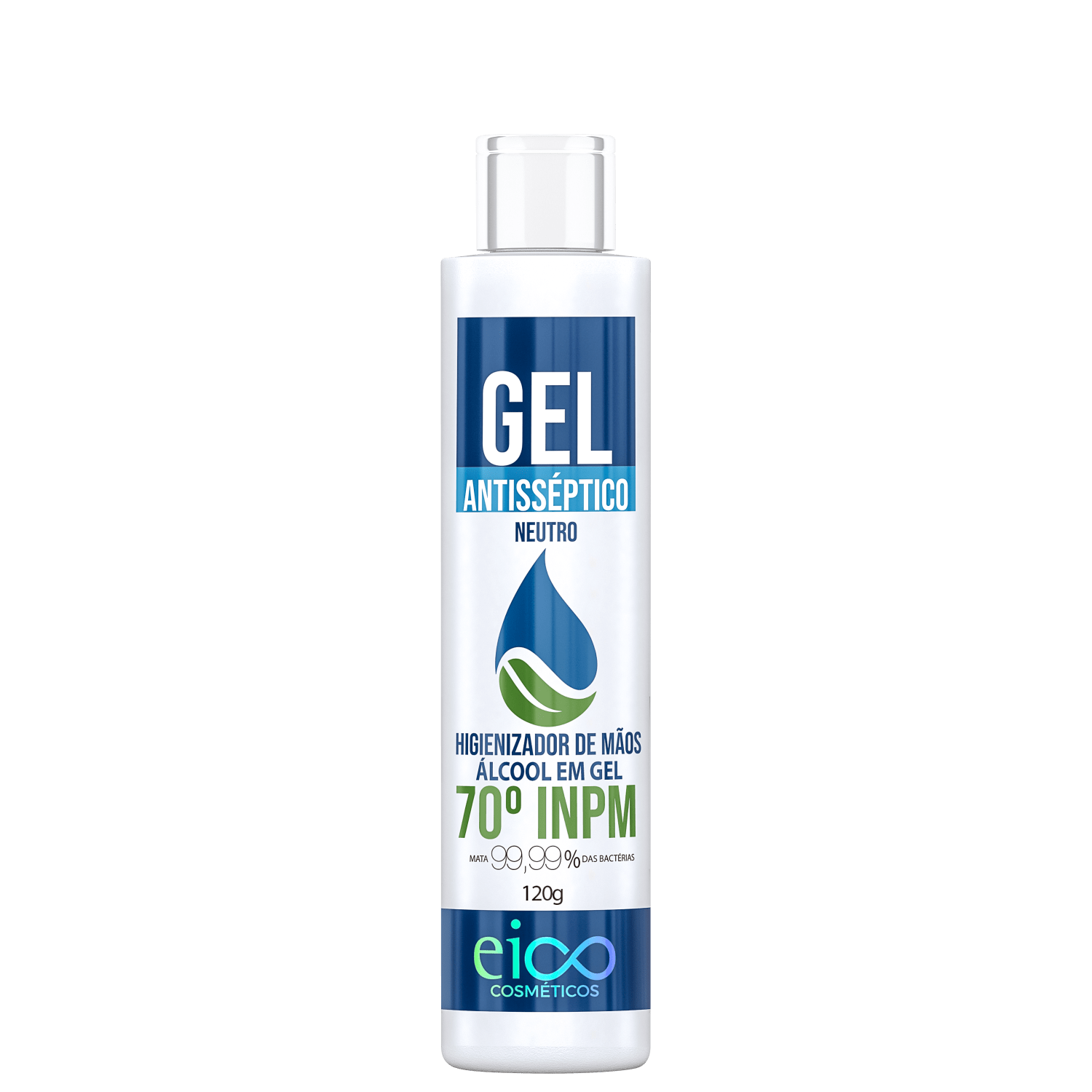Eico Álcool Gel 70% - Gel Antisséptico 120g