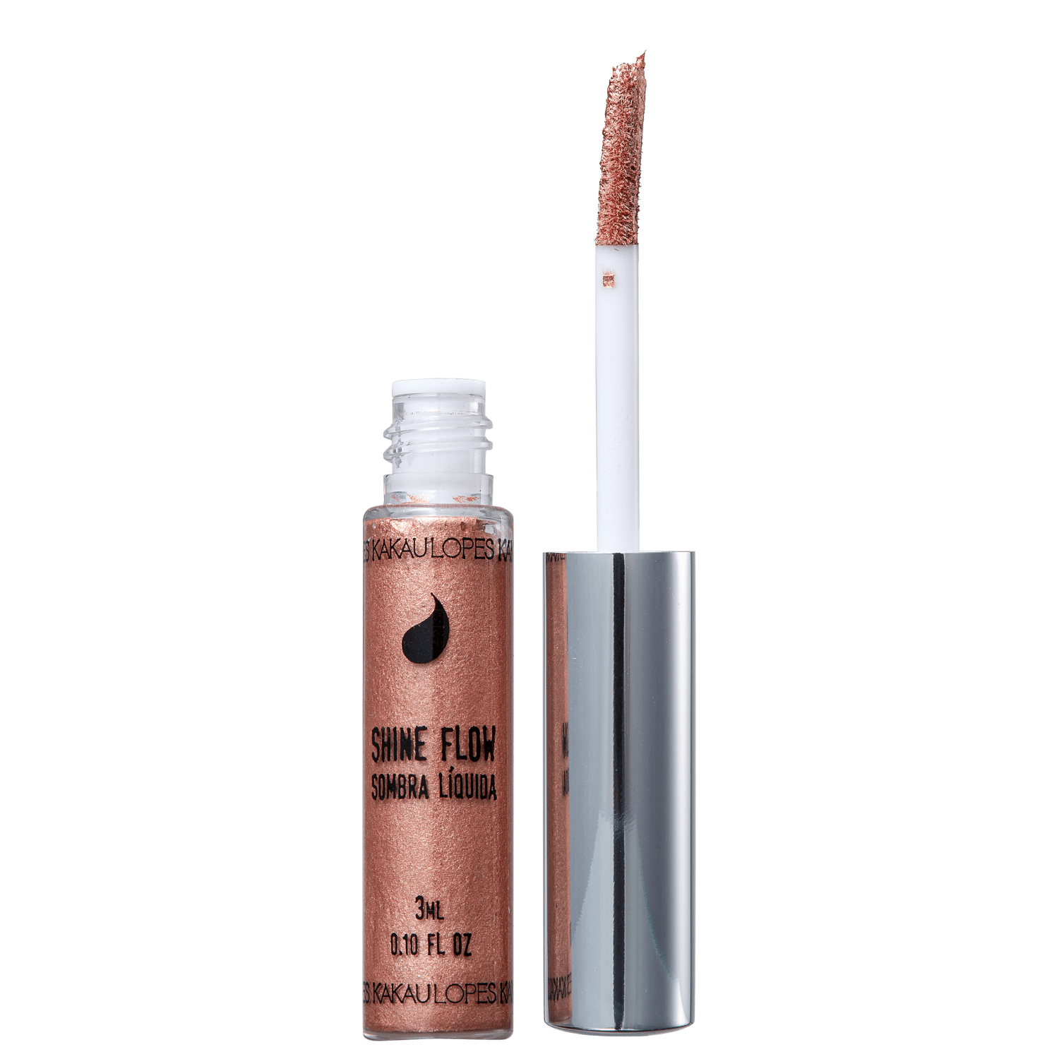 Kakau Lopes Shine Flow Rose Gold - Sombra Líquida 3g