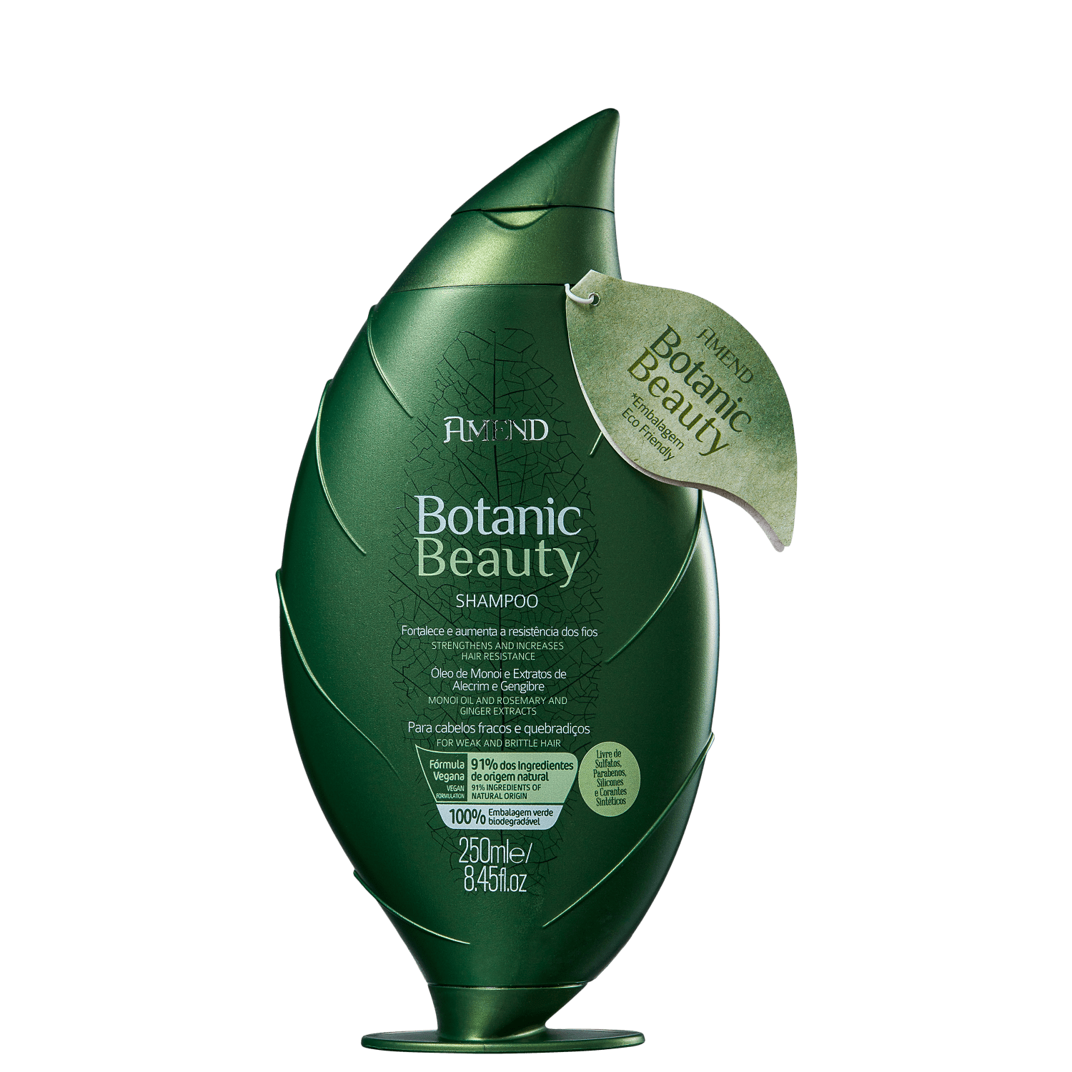 Amend Botanic Beauty Óleo de Monoi e Extratos de Alecrim e Gengibre - Shampoo 250ml