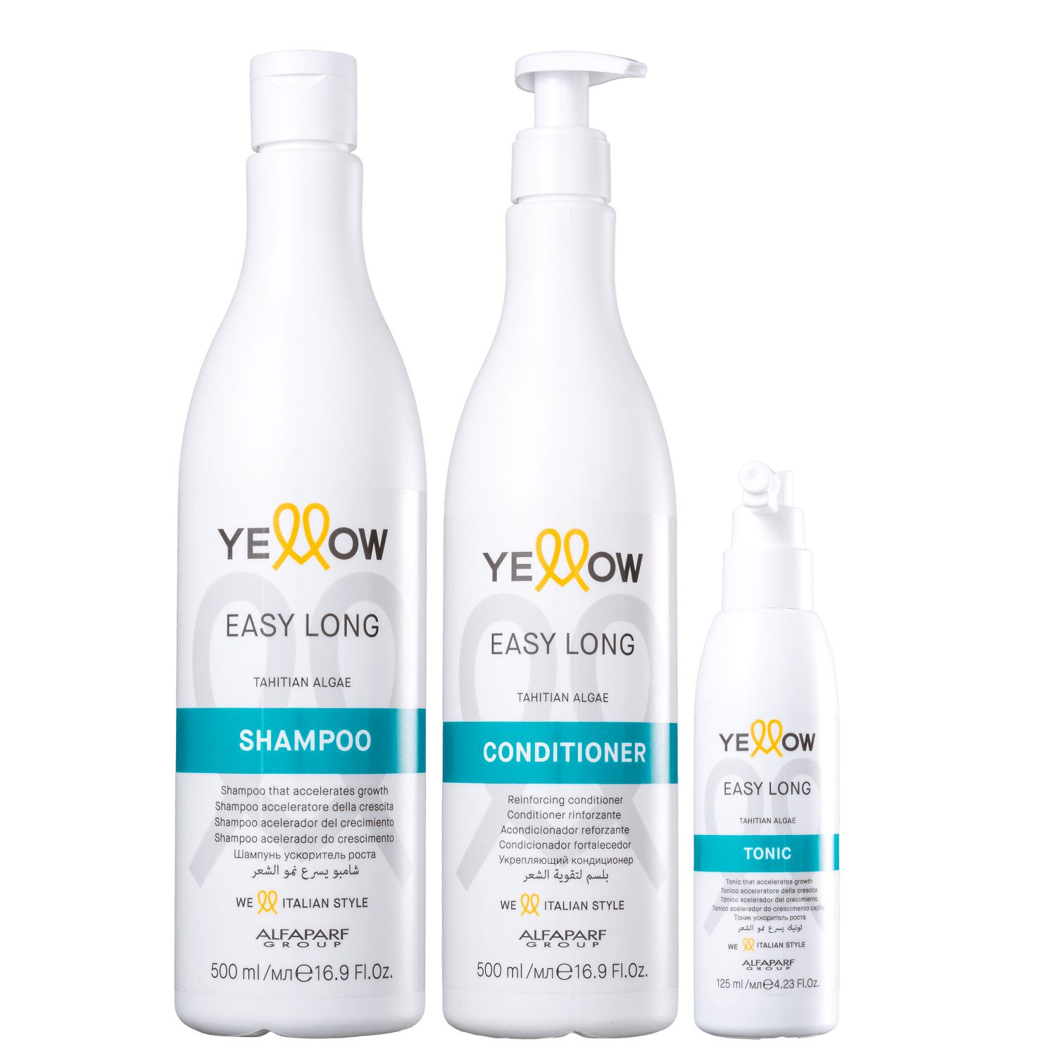 Kit Yellow Easy Long Completo (3 Produtos)  