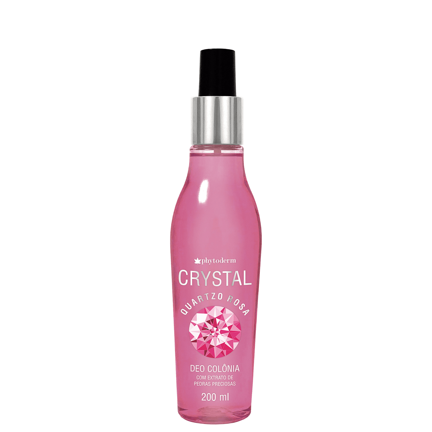 Crystal Quartzo Rosa Phytoderm Deo Colônia - Body Spray Feminino 200ml
