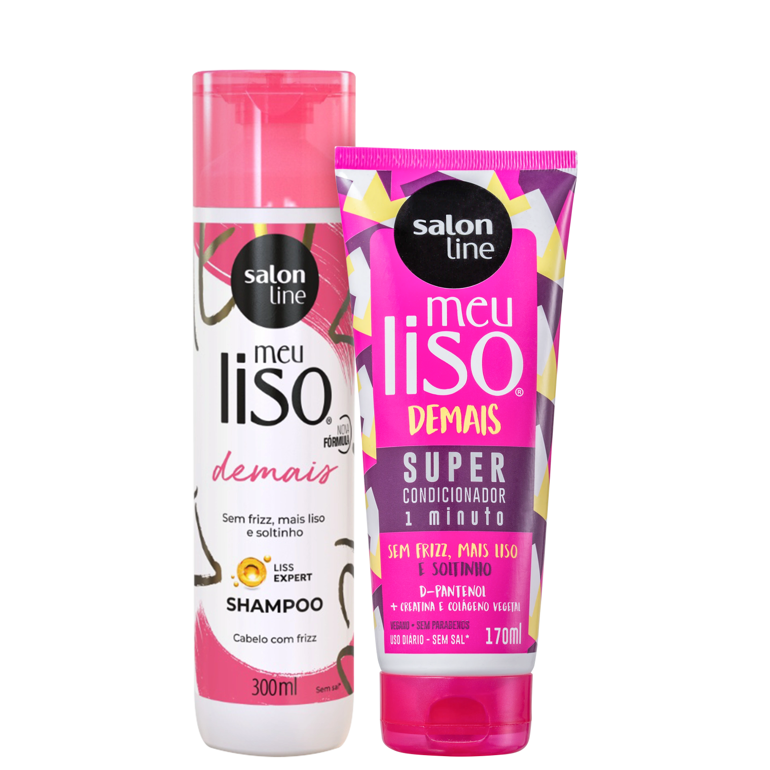 Kit Salon Line Meu Liso Demais Super Duo (2 Produtos)