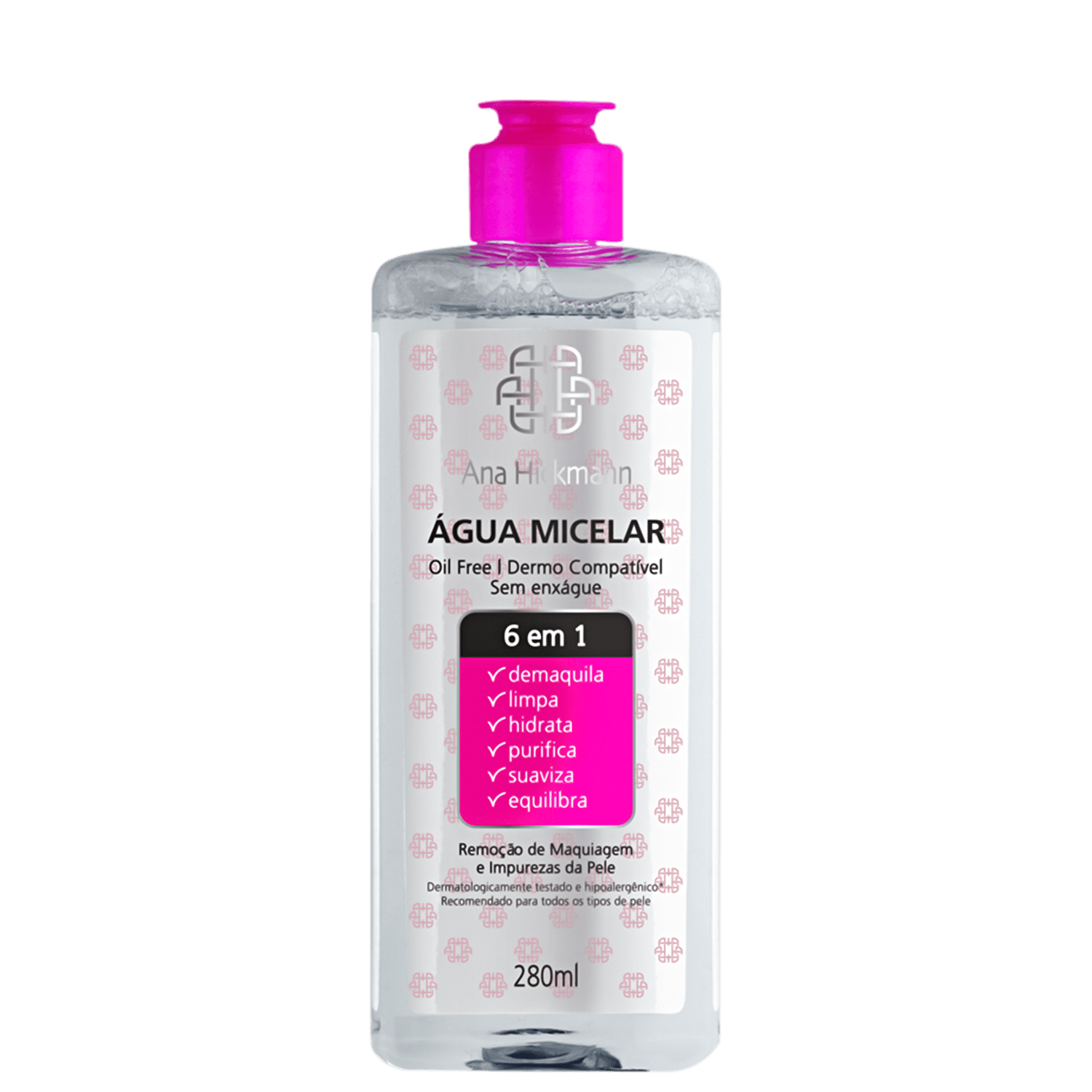 Ana Hickmann Beauty 6 em 1 - Água Micelar 280 ml 
