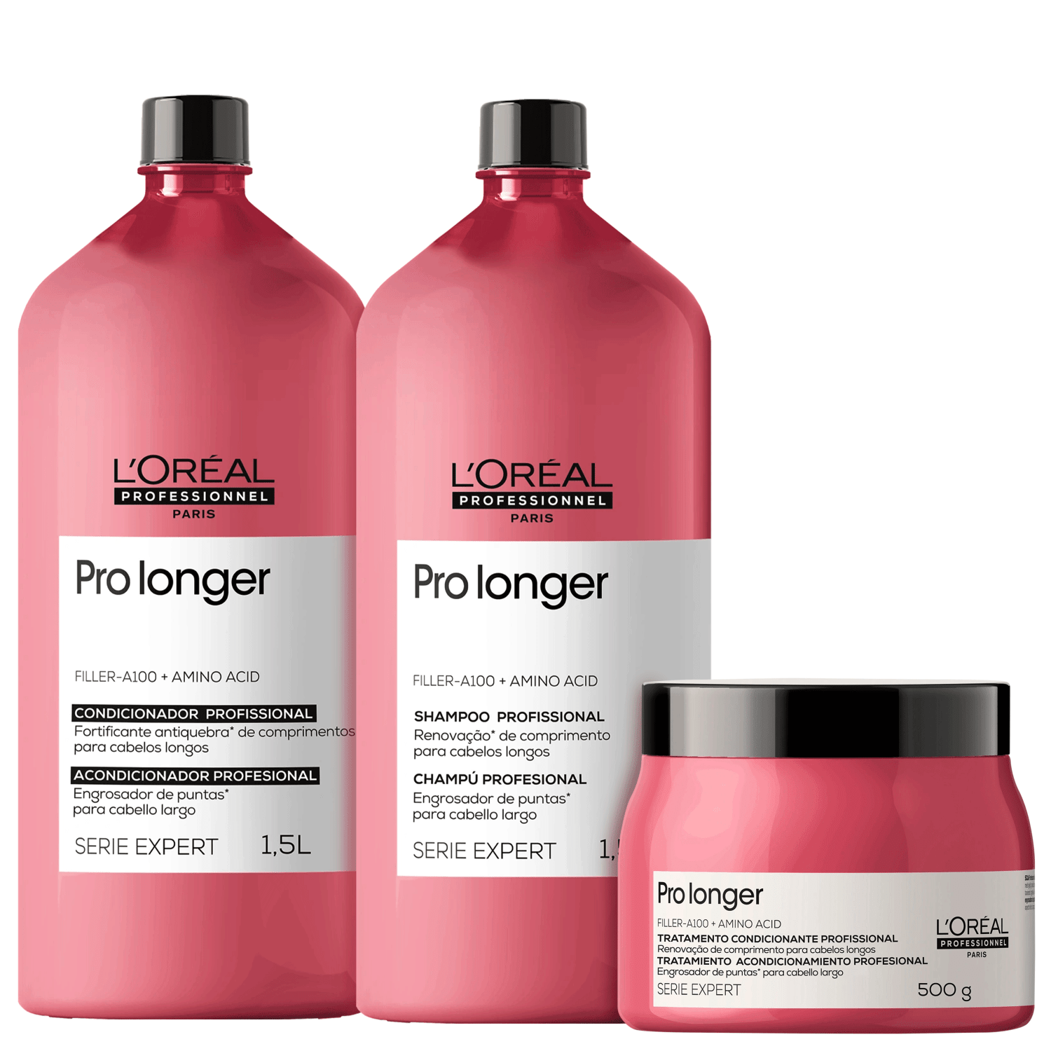 Kit L'Oréal Professionnel Serie Expert Pro Longer Triplo (3 Produtos)