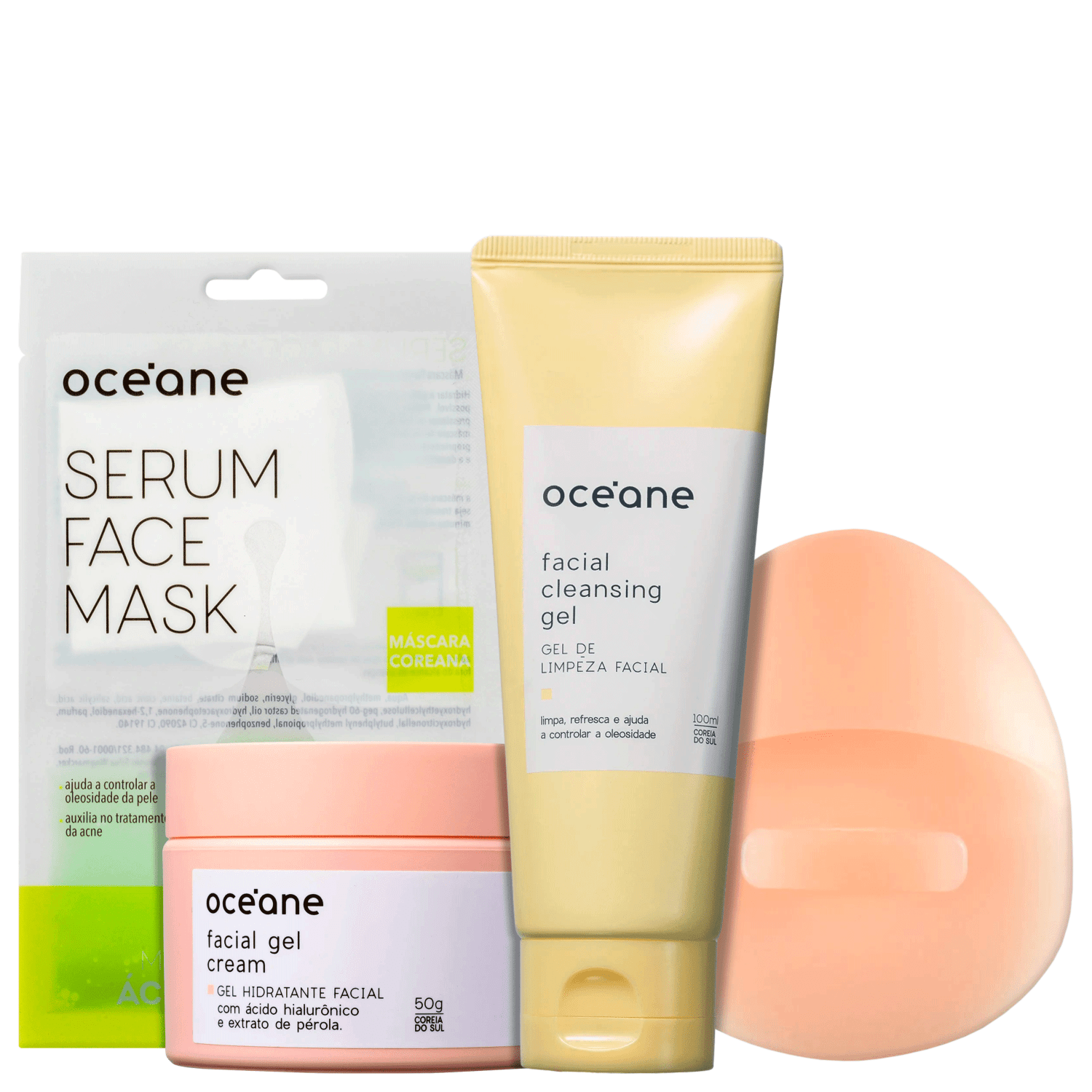 Kit Océane Pele Limpa & Hidratada (4 produtos)