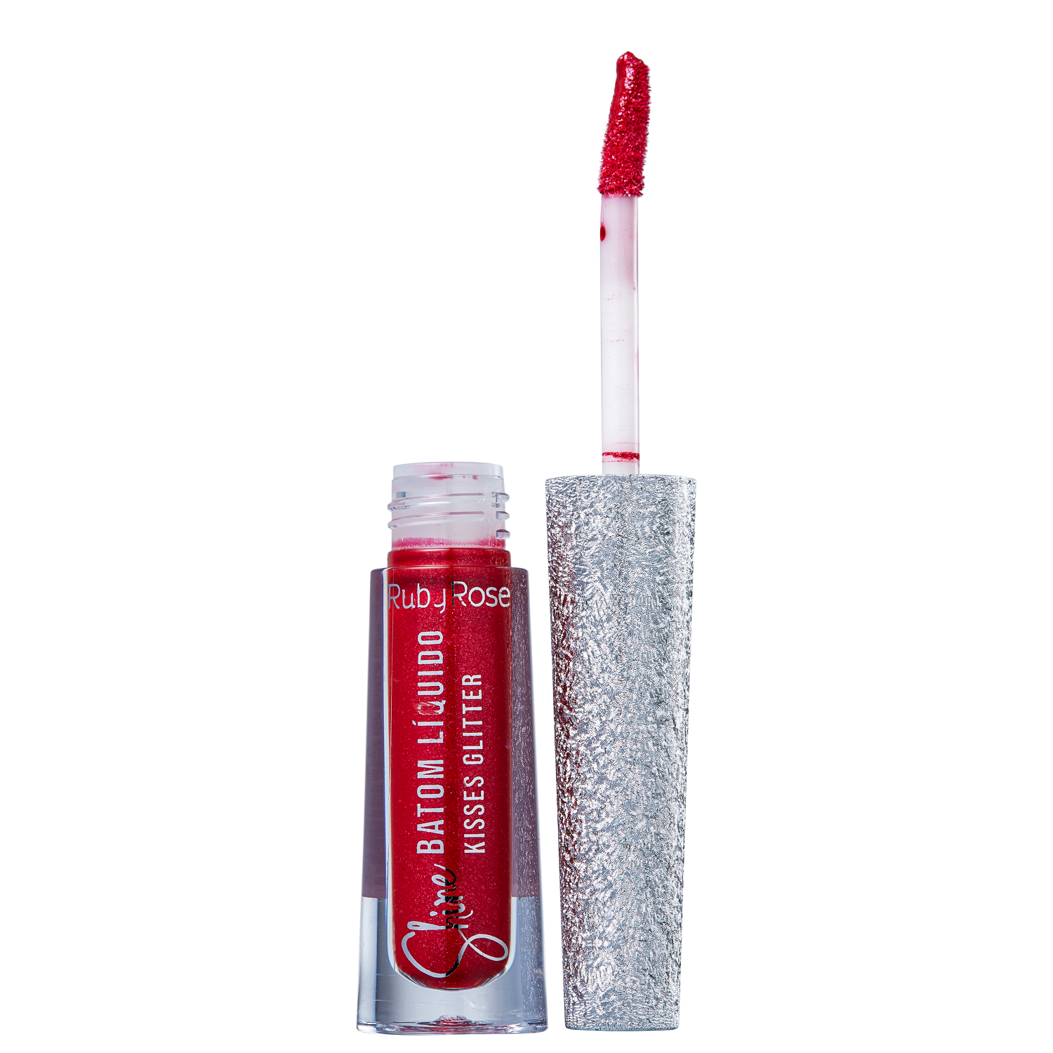 Ruby Rose Shine Kisses Glitter 369 - Batom Líquido 2,1ml
