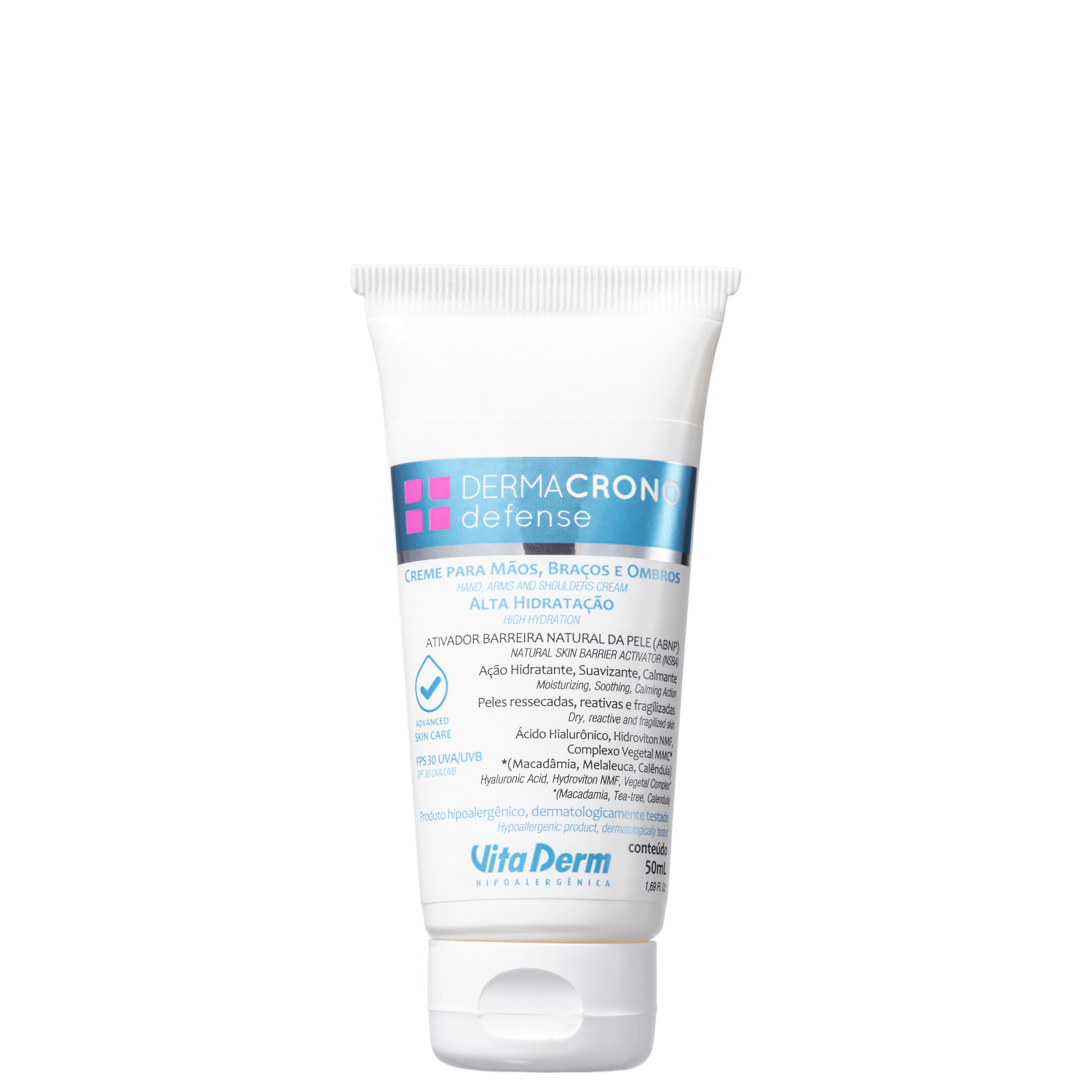 Vita Derm Dermacrono Defense Multifuncional - Creme para as Mãos 50ml