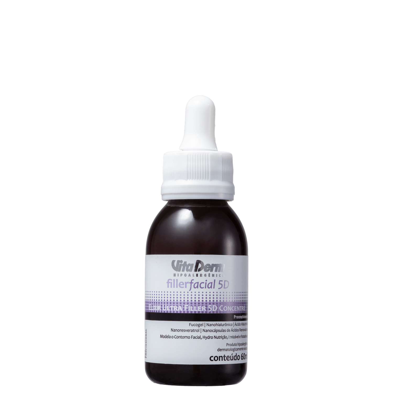 Vita Derm Filler Facial 5D - Sérum Redutor de Linhas Facial 60ml