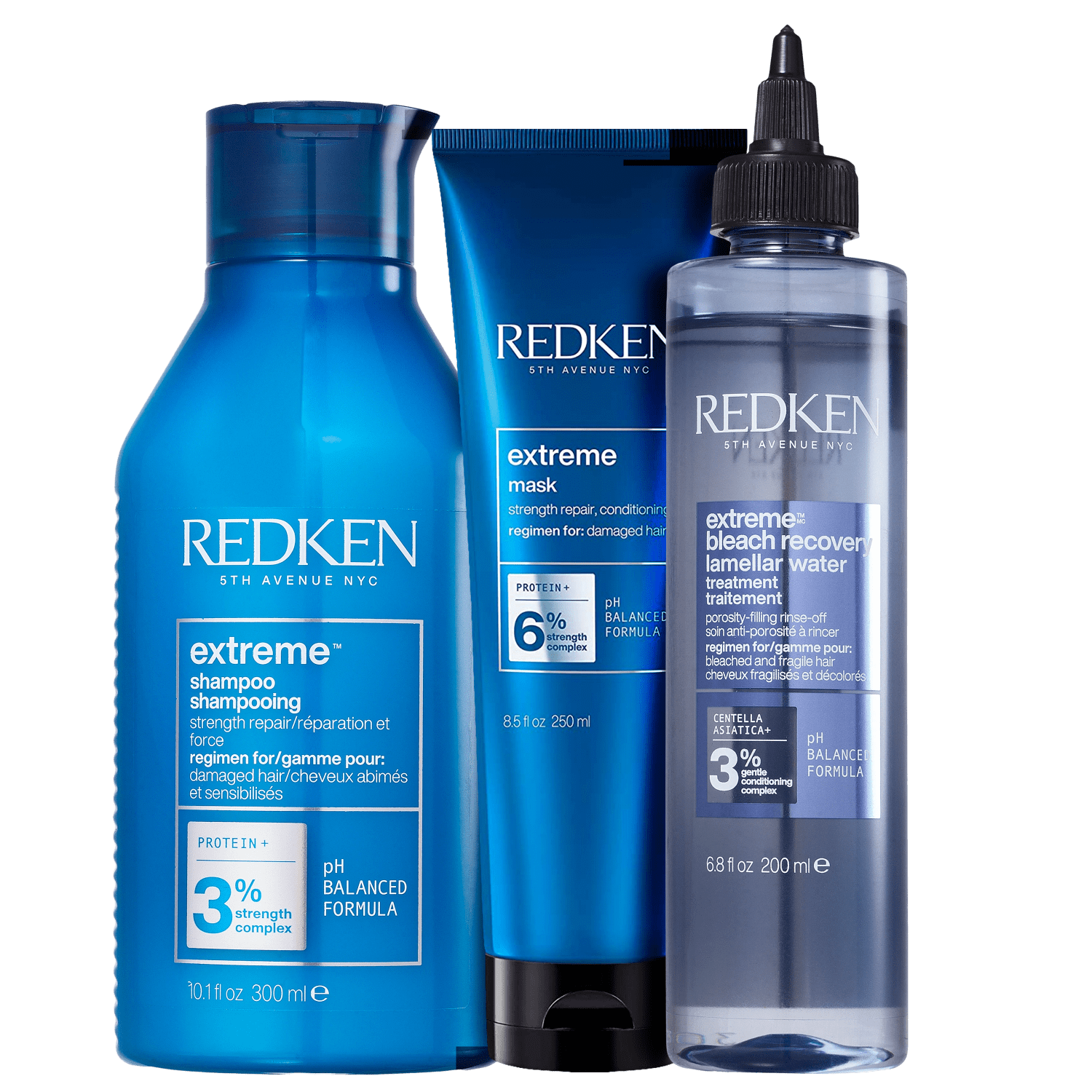 Kit Redken Extreme Loiros & Danificados Cabelos Grossos (3 Produtos)