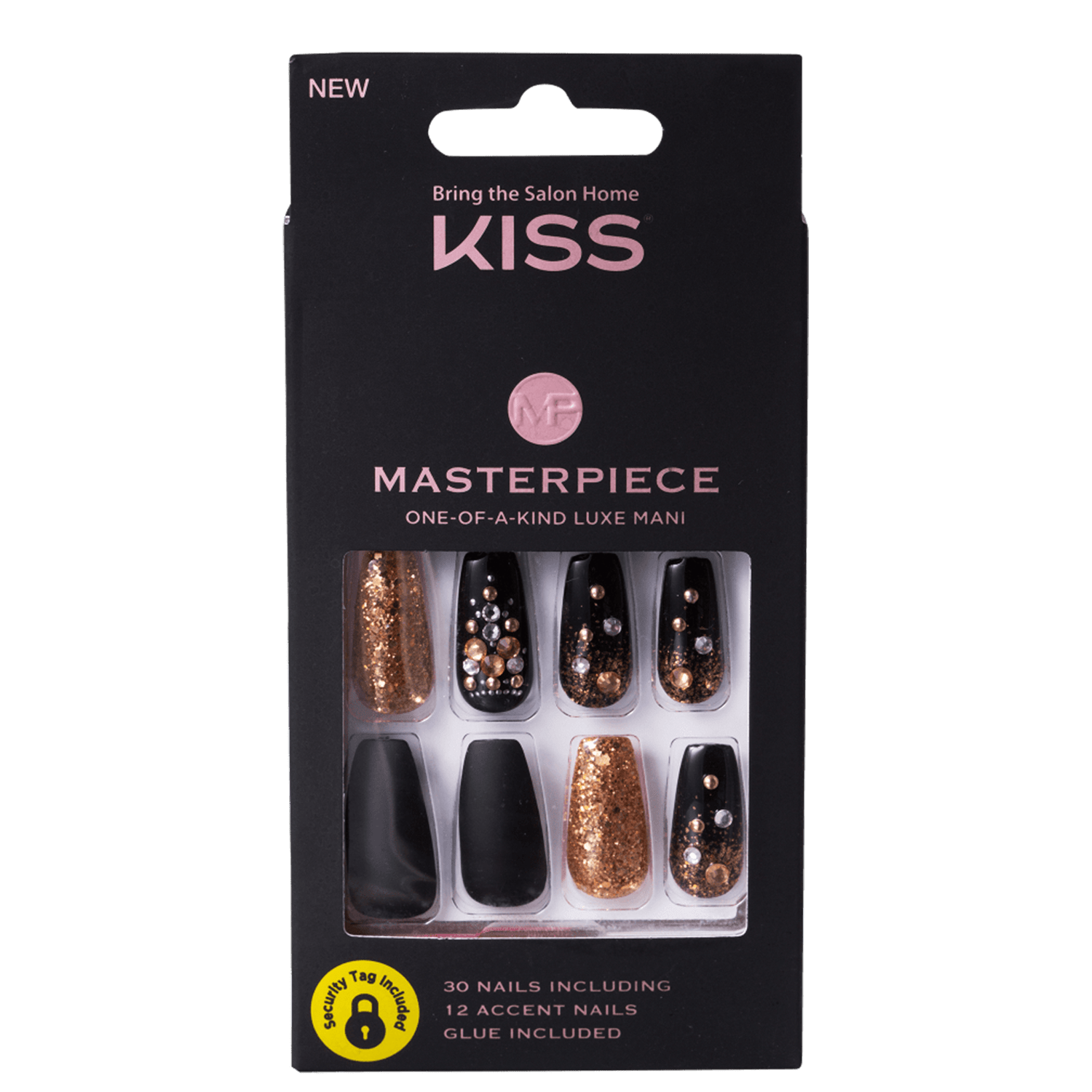 Kiss New York Masterpiece Over The Top - Unhas Postiças (30 Unidades)