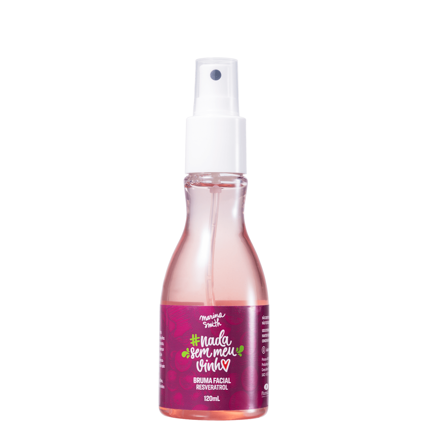 Marina Smith #NadaSemMeuVinho Resveratrol - Bruma Hidratante Facial 120ml