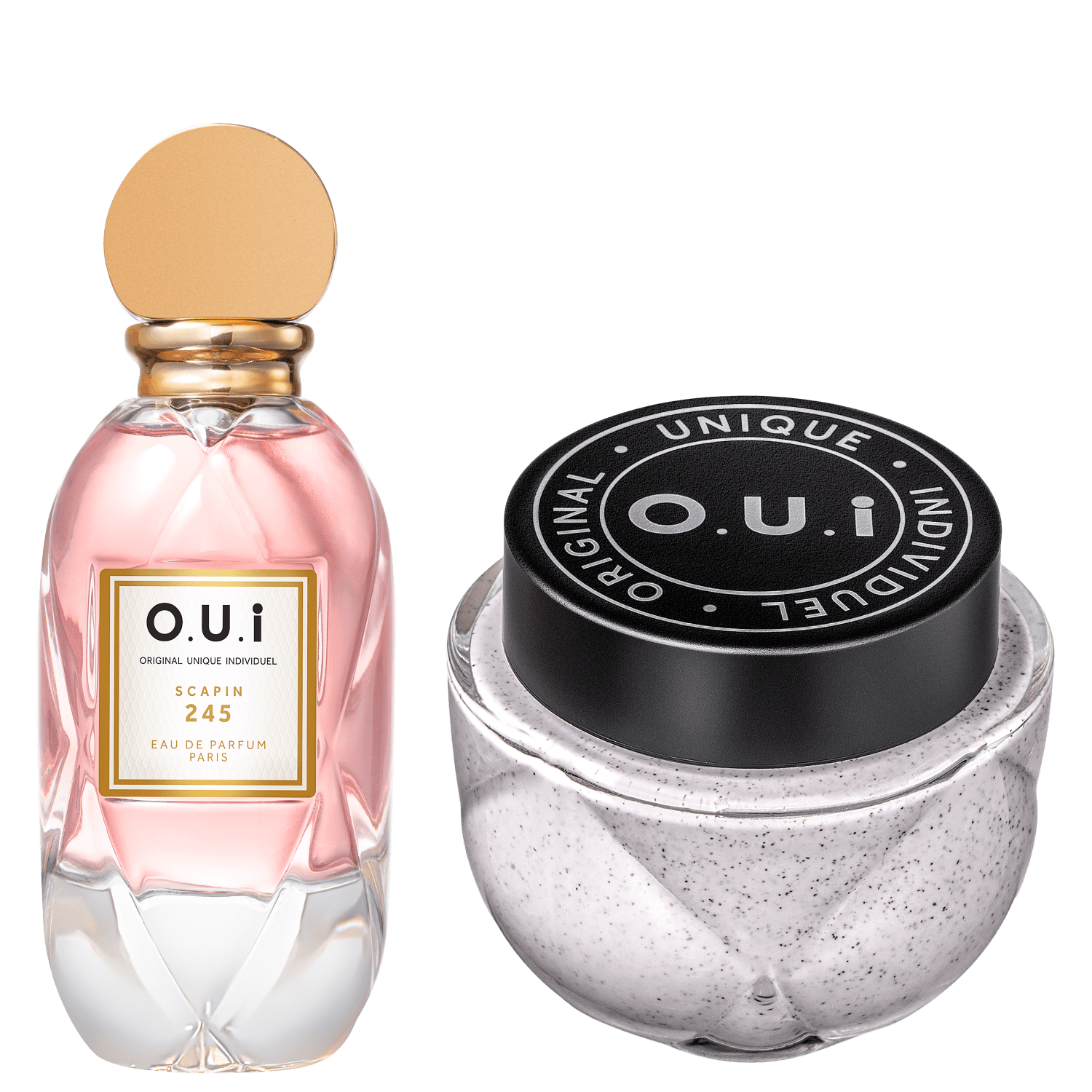 Conjunto Scapin 245 O.U.i Feminino - Eau de Parfum 75ml + Esfoliante Corporal 200g
