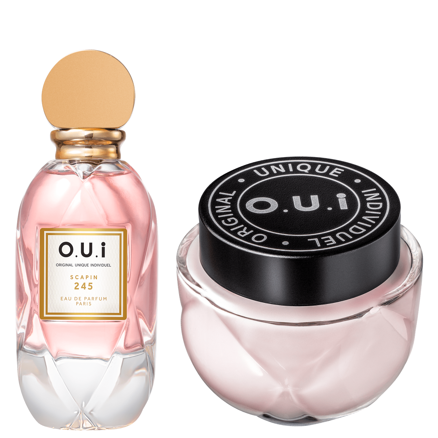 Conjunto Scapin 245 O.U.i Feminino - Eau de Parfum 75ml + Hidratante Desodorante Corporal 200g