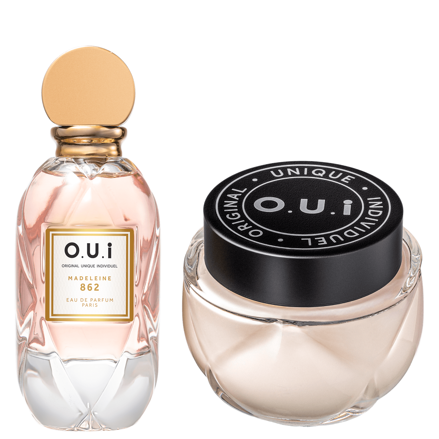 Conjunto Madeleine 862 & L’Amour-Esse 142 O.U.i Feminino - Eau de Parfum 75ml + Hidratante Corporal 200g