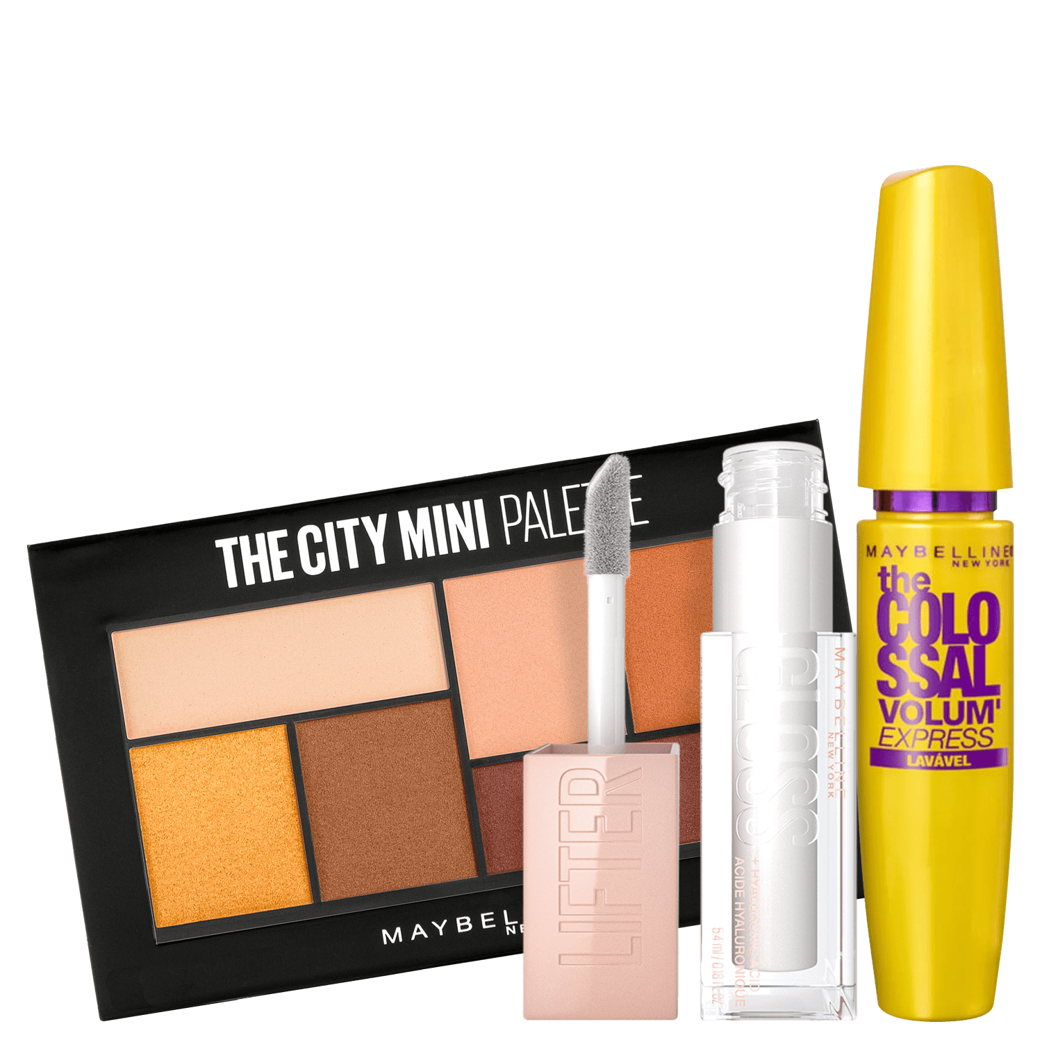 Kit Maybelline Make Completa Sunset (3 Produtos)