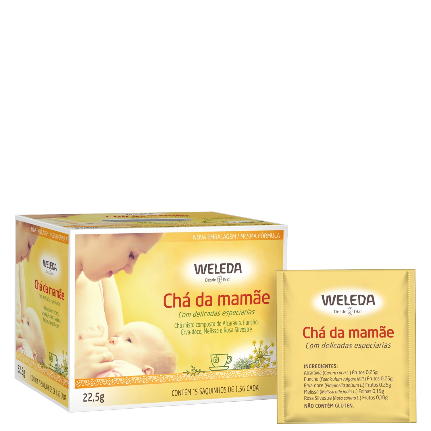 Weleda Chá da Mamãe - Sachê de Chá 15x1,5g
