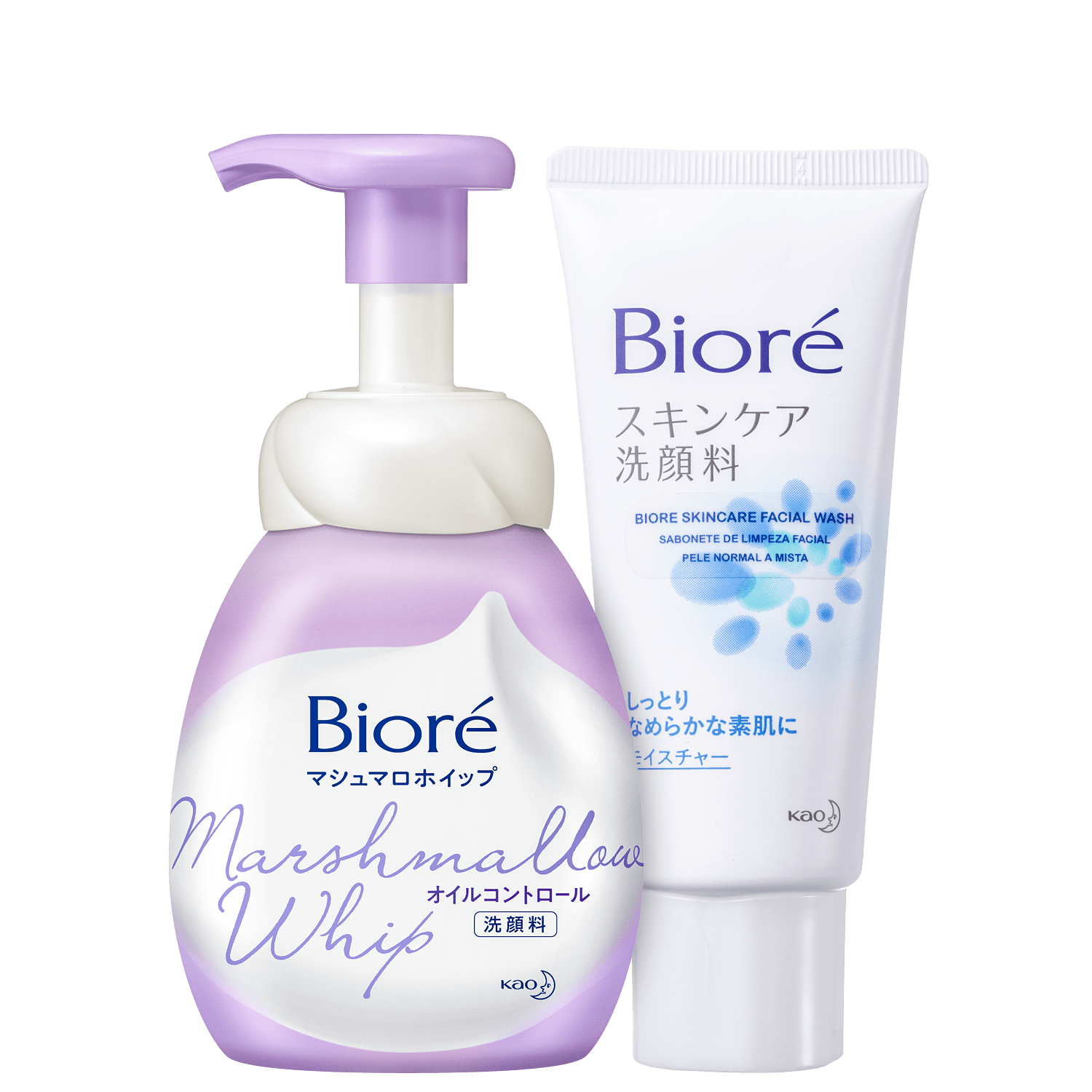 Kit Bioré Marshmallow Whip Oil Control Wash (2 Produtos)