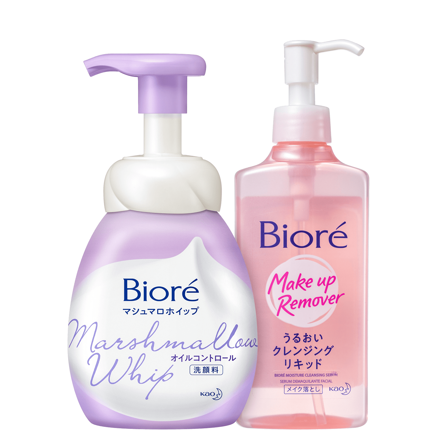 Kit Bioré Make Up Remover Marshmallow Whip Oil Control (2 Produtos)