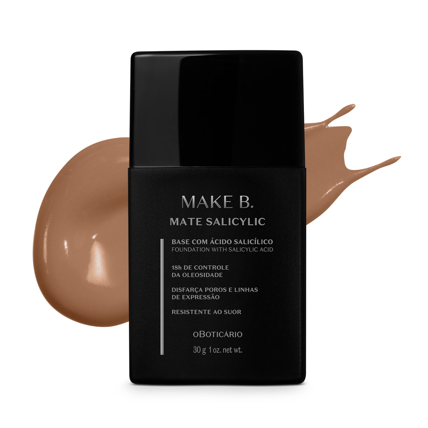 Base Líquida Cor 220 Make B. Mate Salicylic 30g > Base Líquida Cor 220 Make B. Mate Salicylic 30g
