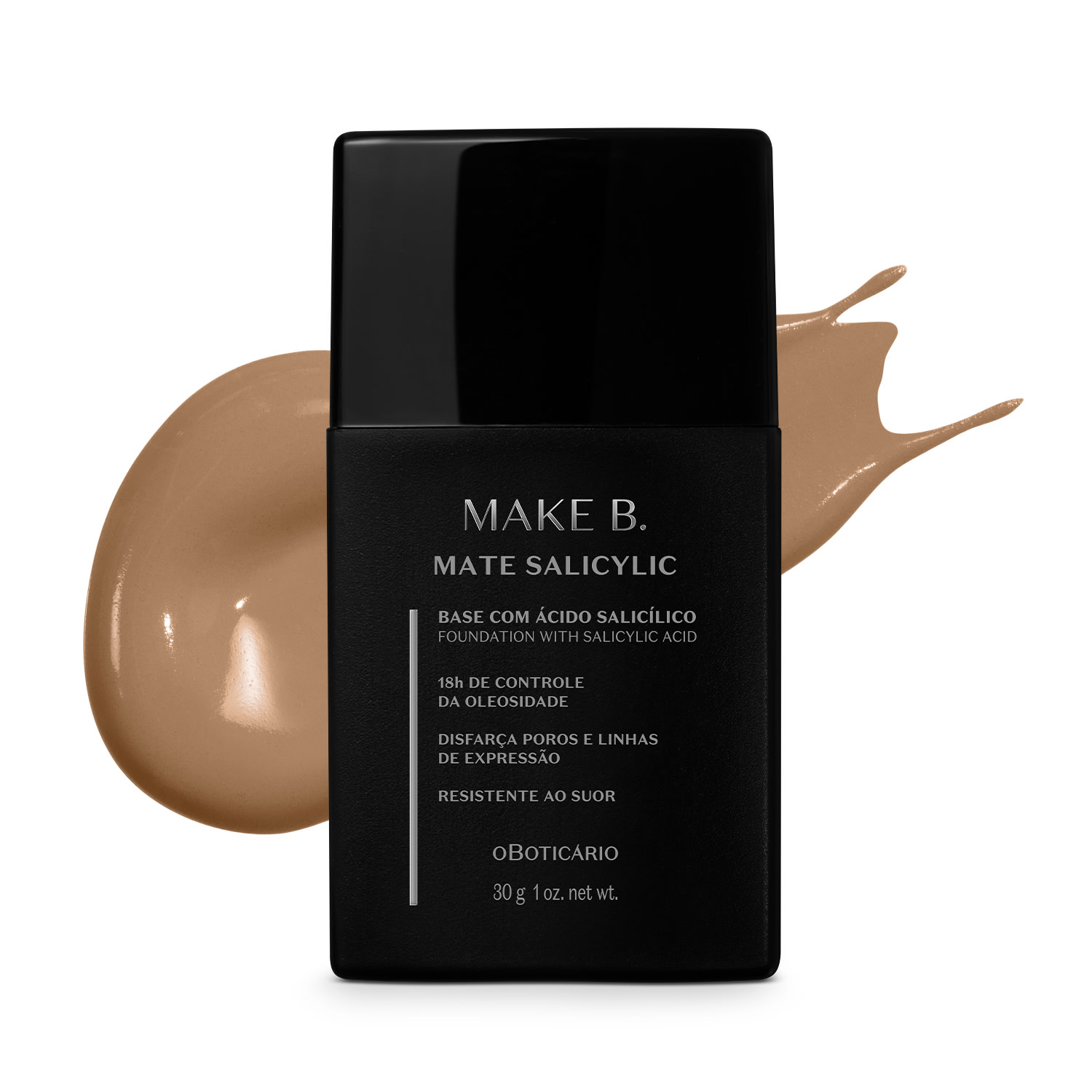 Base Líquida Cor 200 Make B. Mate Salicylic 30g > Base Líquida Cor 200 Make B. Mate Salicylic 30g