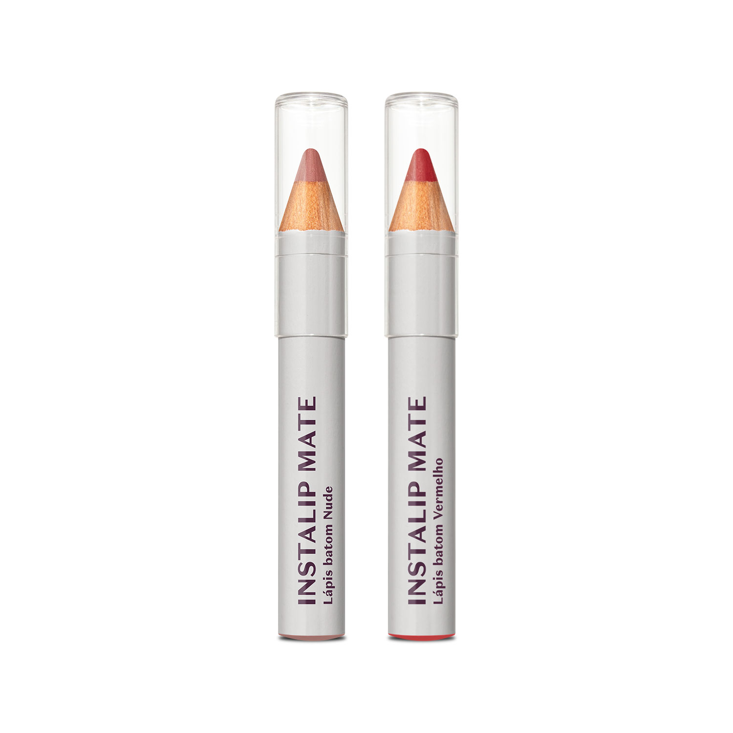 Combo Intense: Lápis Batom Vermelho 1,2g + Lápis Batom Nude 1,2g > Combo Intense: Lápis Batom Vermelho 1,2g + Lápis Batom Nude 1,2g