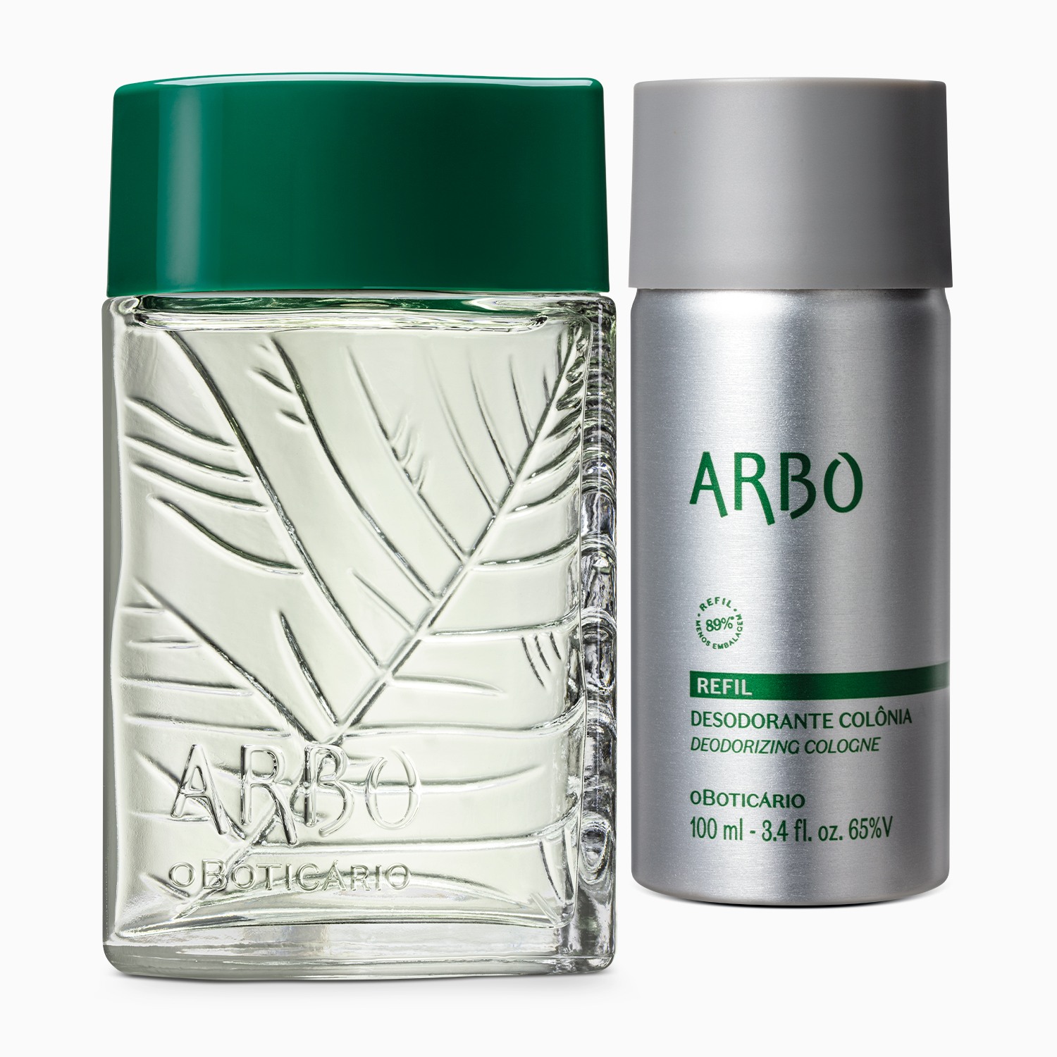 Combo Arbo: Desodorante Colônia 100ml + Refil 100ml > Combo Arbo: Desodorante Colônia 100ml + Refil 100ml